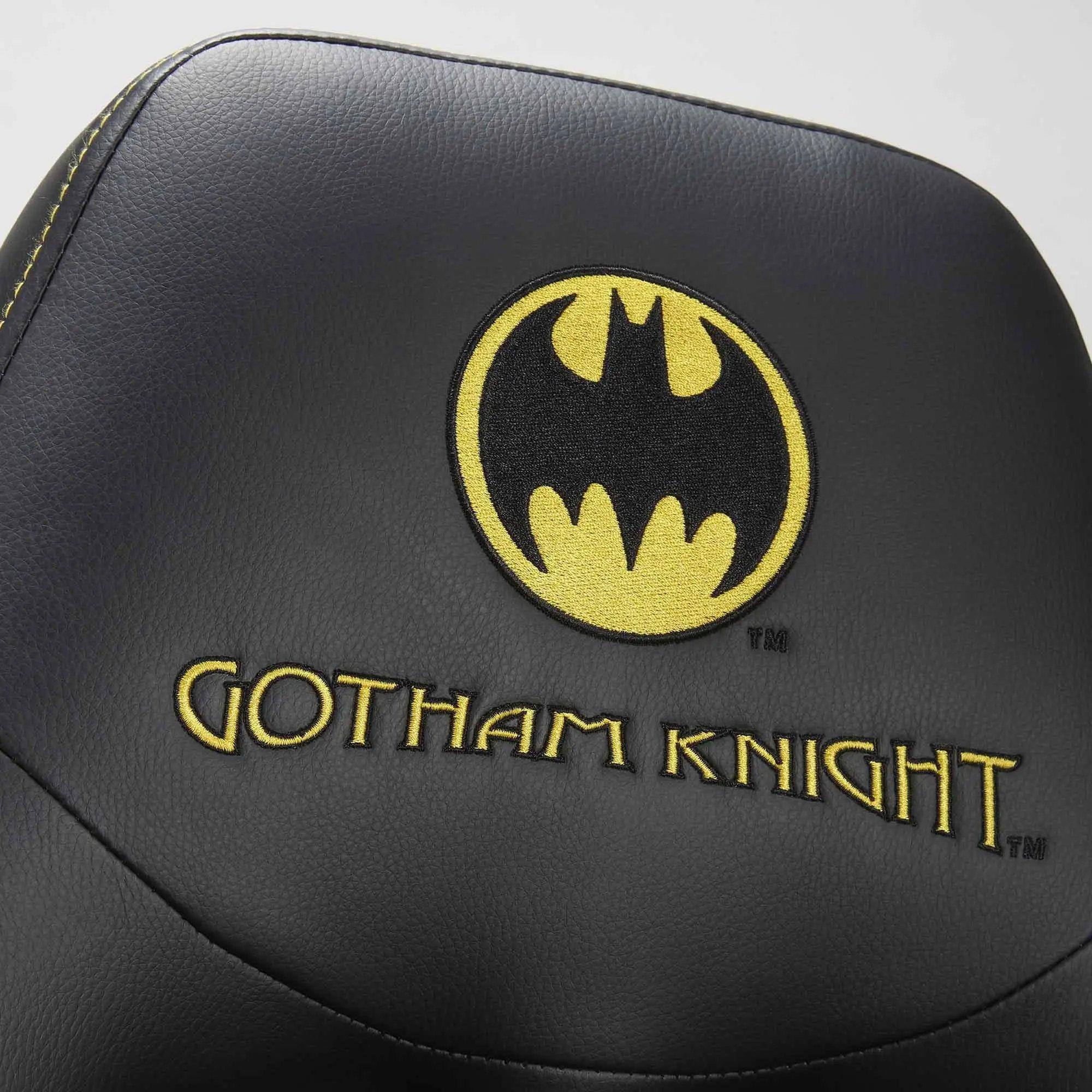 Black/Yellow - DC Comics - Subsonic Batman Licensed Adult Gaming Chair - 7
