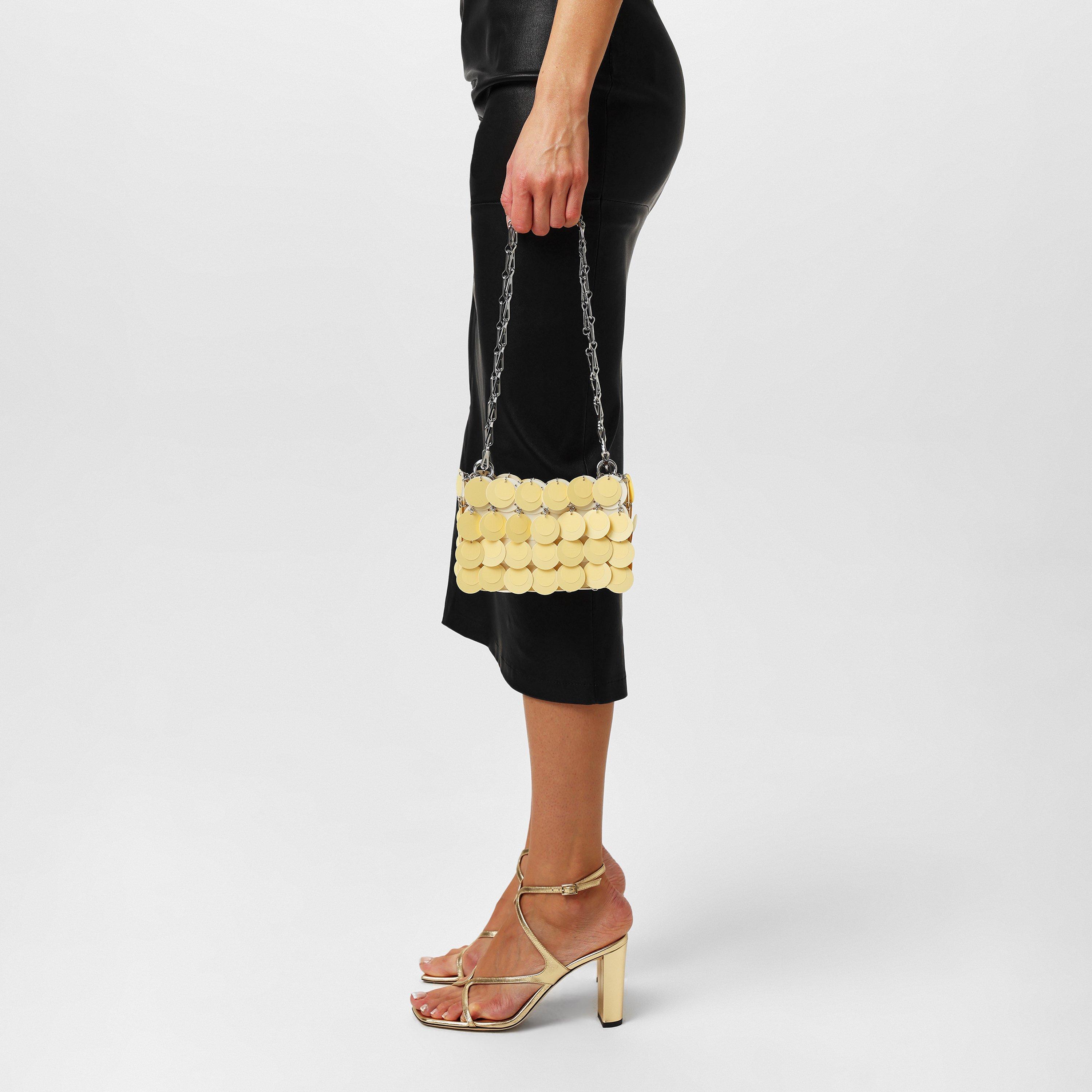 Camomille/Slv - Rabanne - Sparkle Discs Nano Bag - 2