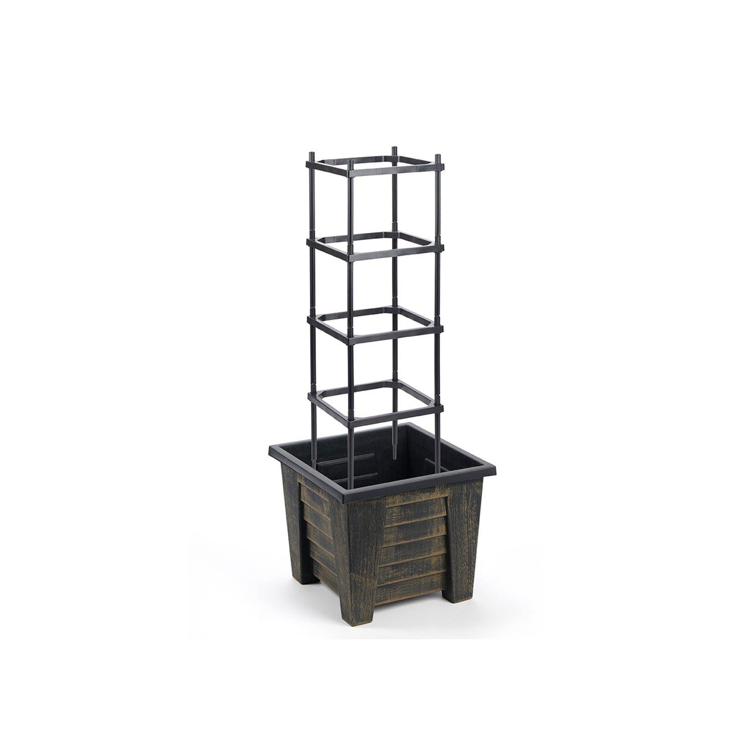 Bronze - Greenhurst - 4 Tier Vegetable/Plant Trellis Planter - 3