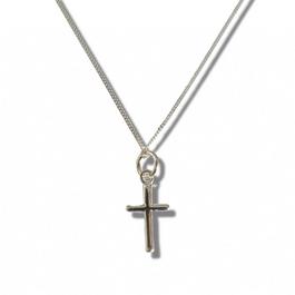 Aye Do Girls Mini Cross Silver Necklace NP-NKSSmincrss
