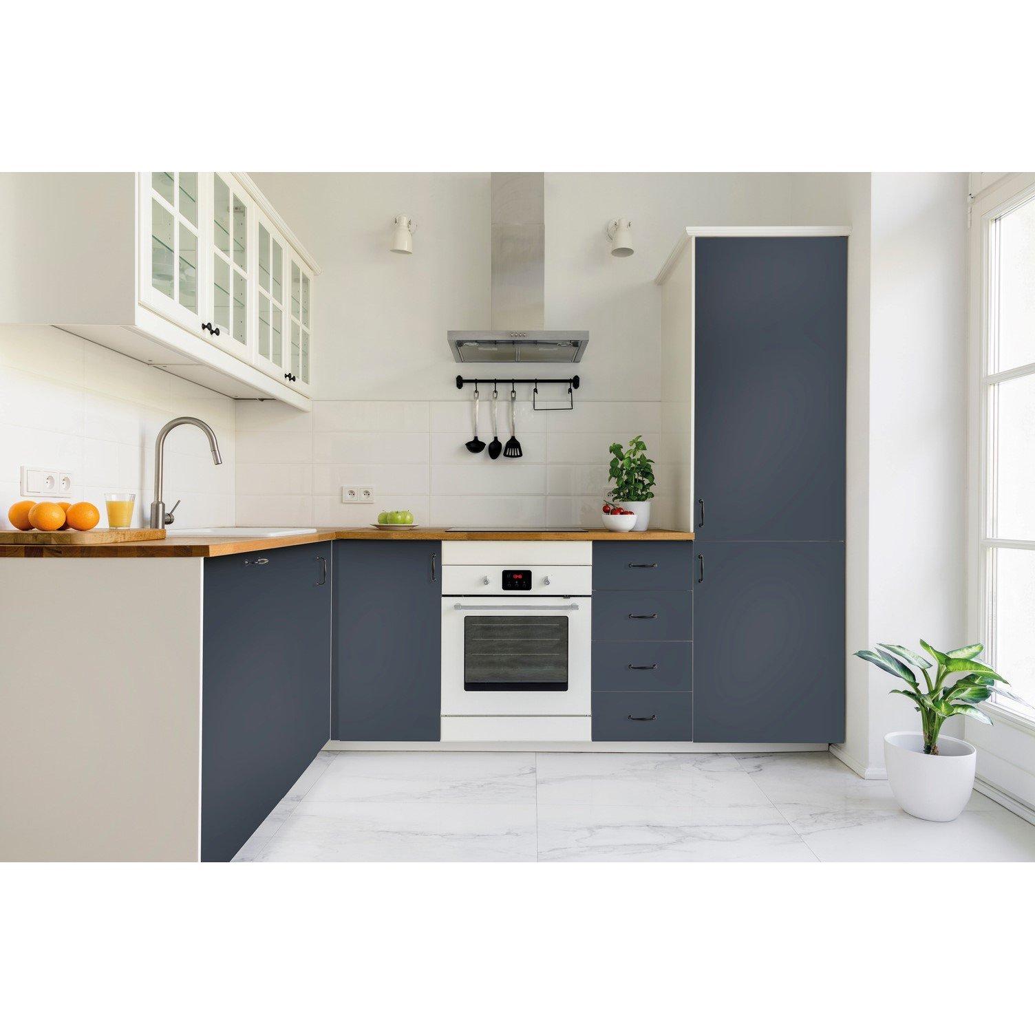 Blue - D C Fix - dc fix Matt Midnight Navy Self Adhesive Vinyl Wrap - 5