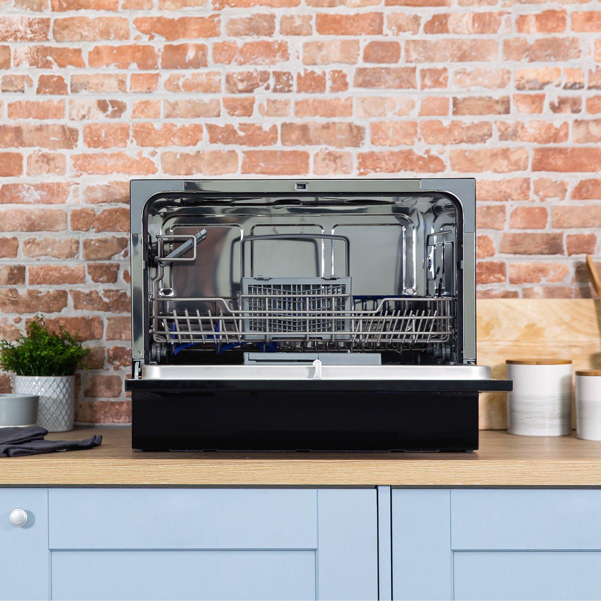 Black - Russell Hobbs - Russell Hobbs RHTTDW6B Table Top Dishwasher - 4