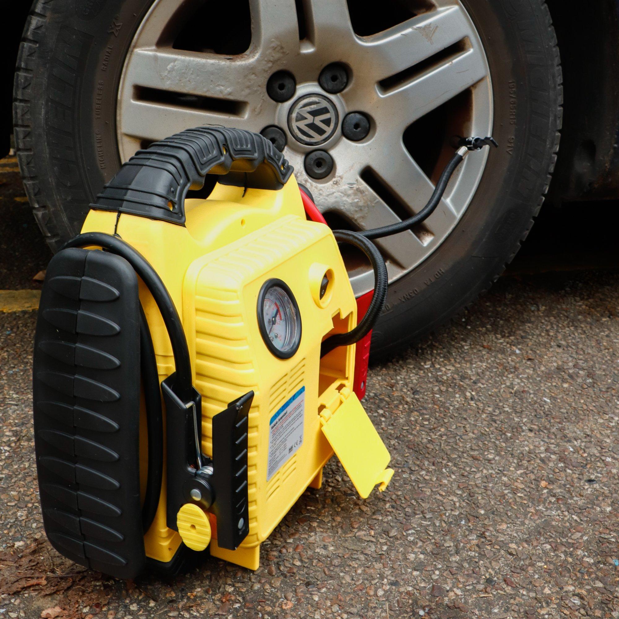 Yellow/Black - Streetwize - 15Ah 12V Portable Power Station & Emergency Jumpst - 6