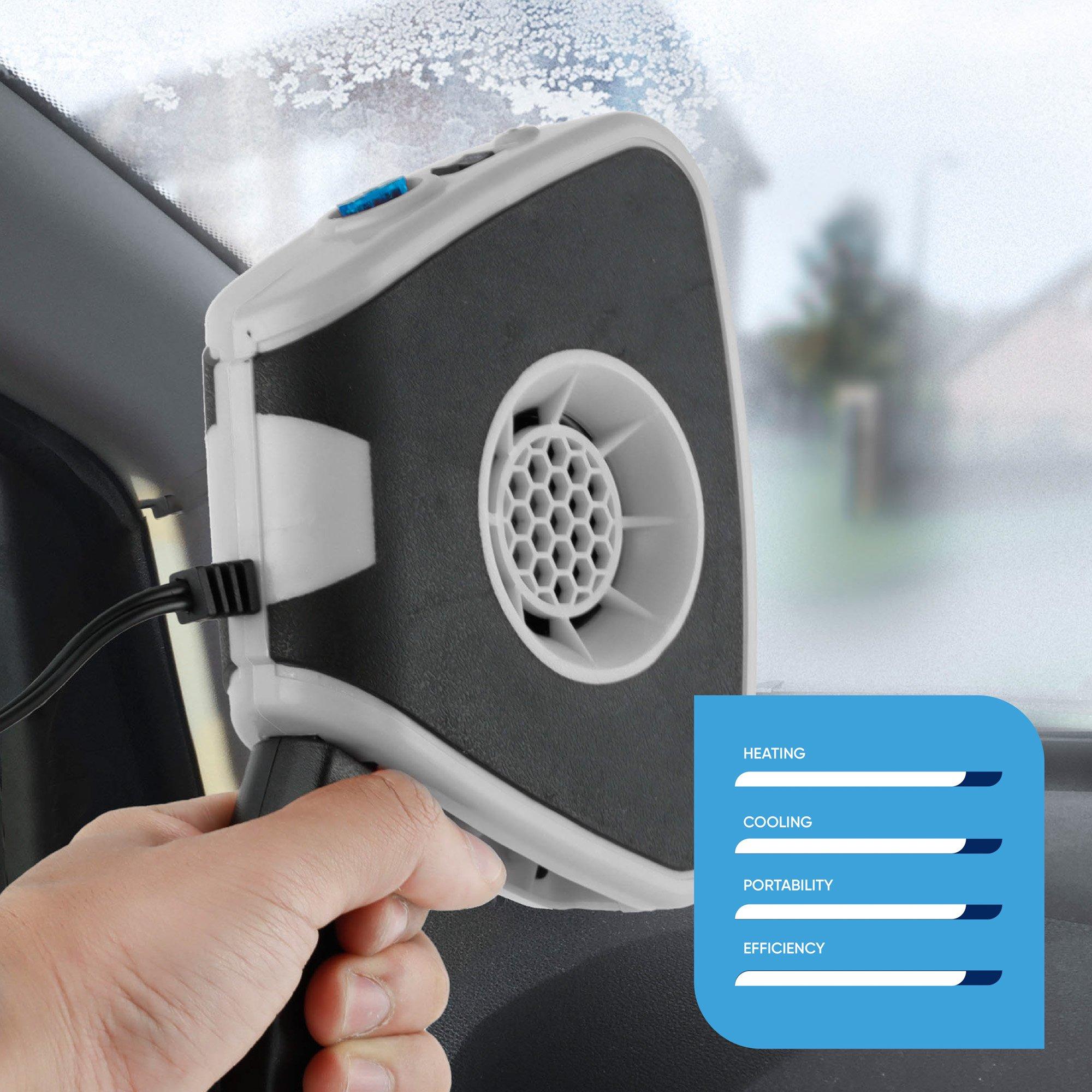 Grey/Black - Streetwize - 12v Auto Heater/Defroster with Light - 6