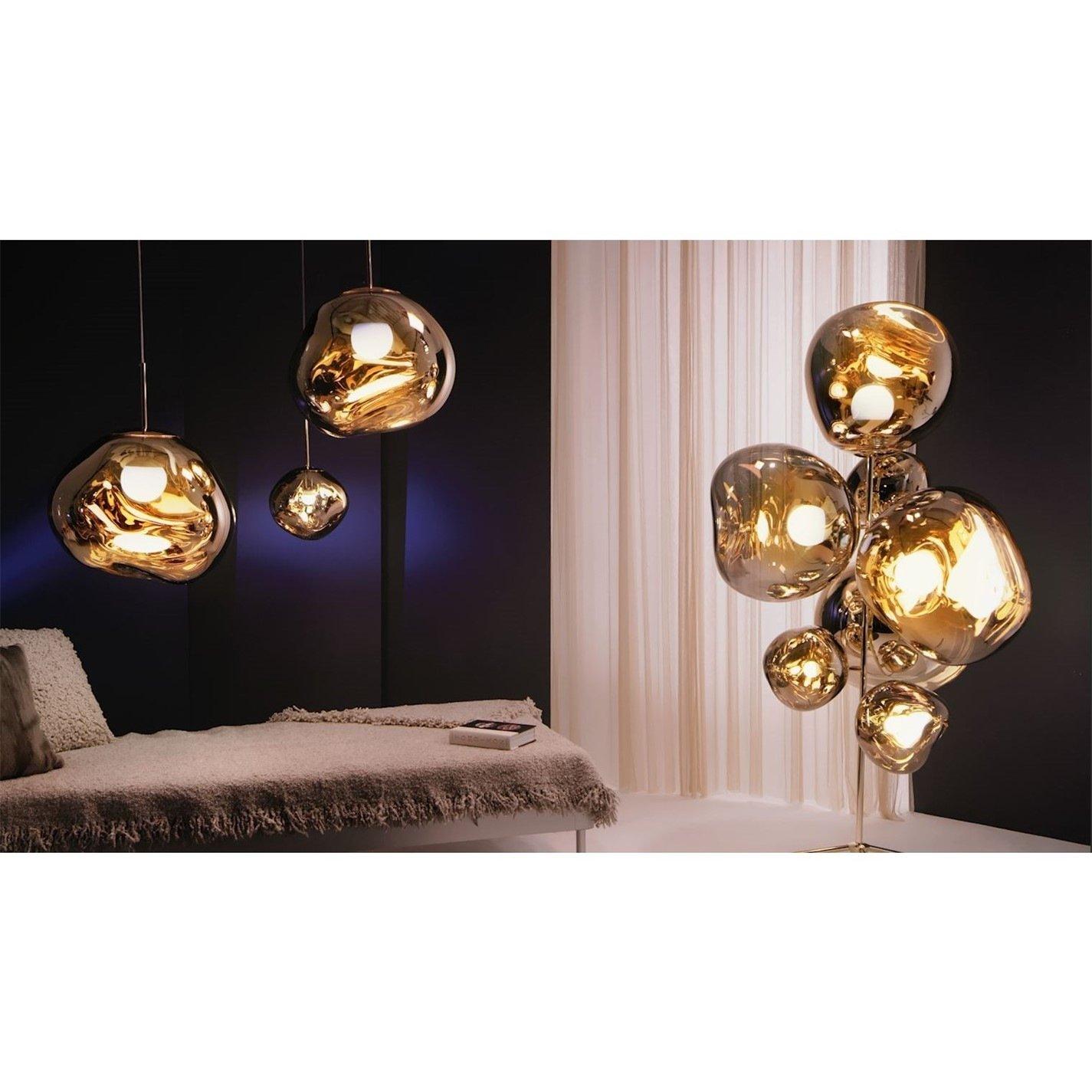 Gold - Tom Dixon - Melt Pendant Mini LED Light - 3