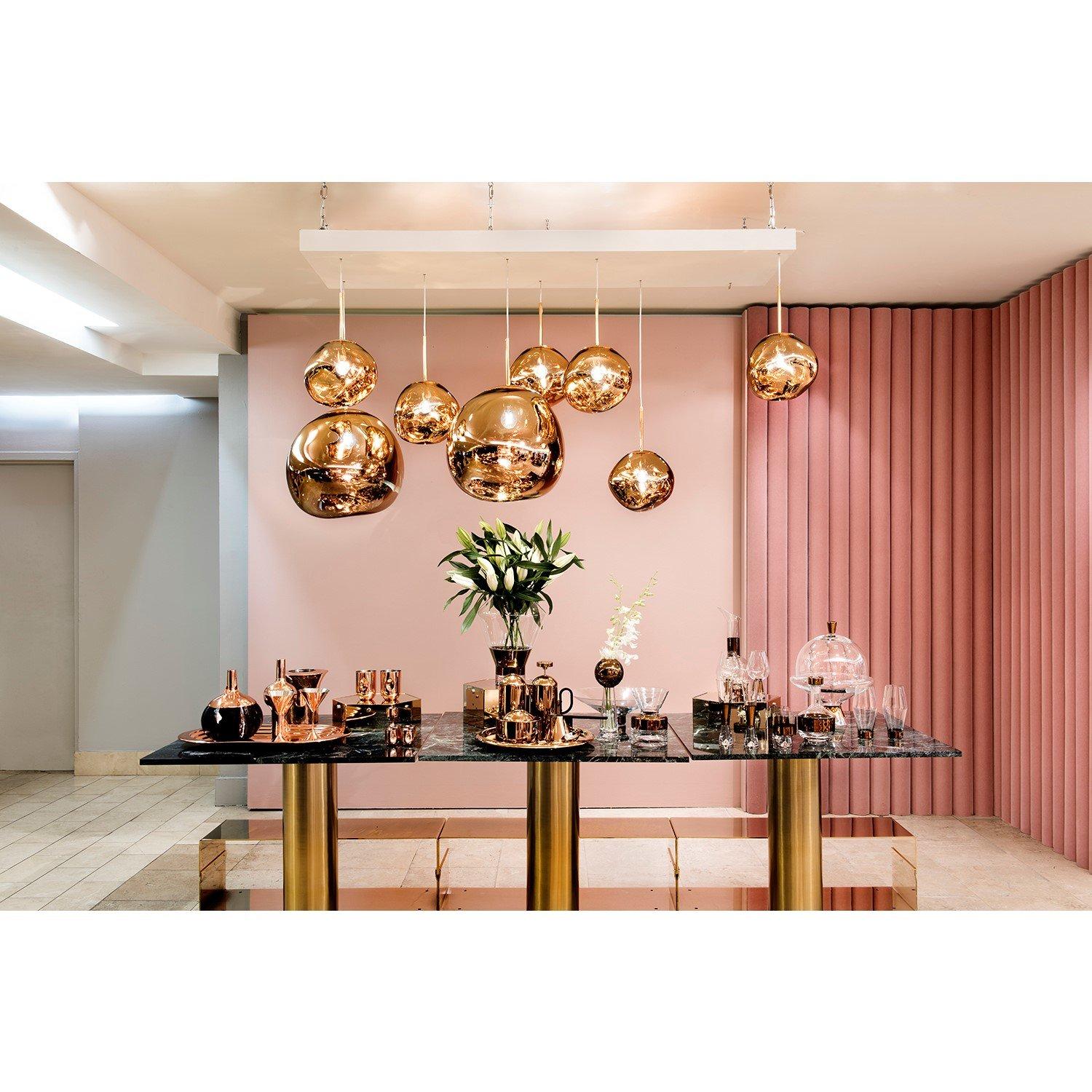 Gold - Tom Dixon - Melt Pendant Mini LED Light - 4