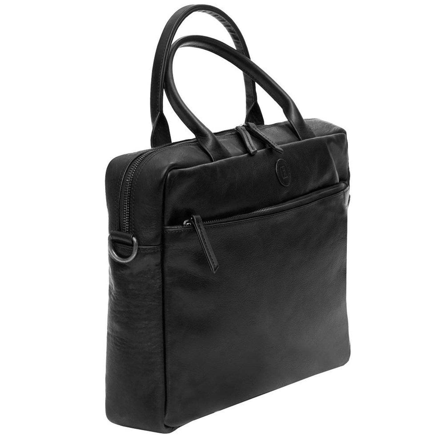 Black - PRIMEHIDE Leather - Orion Mens Business Case - 3
