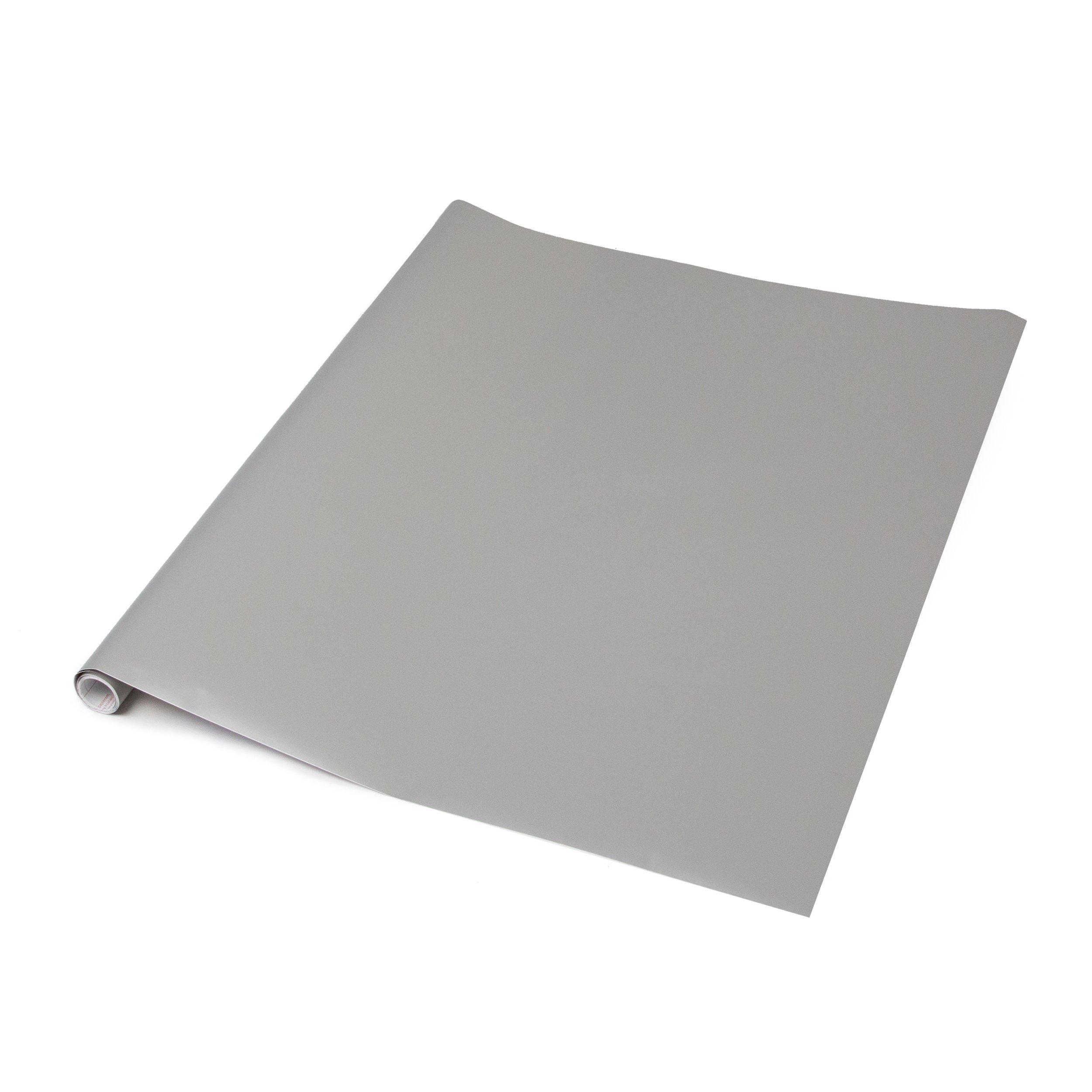 D C Fix  Dc Fix Matt Self Adhesive Vinyl Wrap Grey - 90CMX2.1M