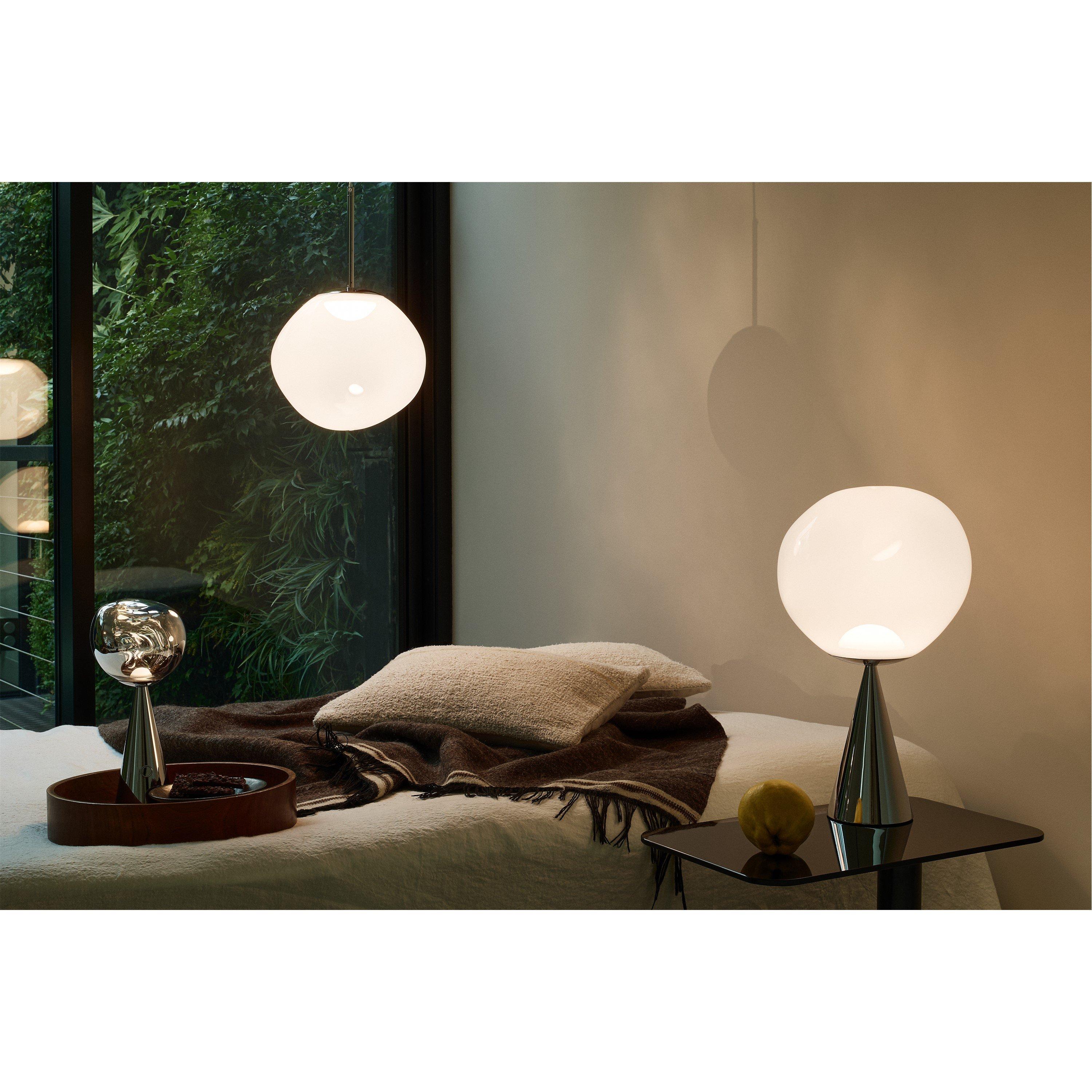 White/Silver - Tom Dixon - Melt Pendant Mini Opal LED Light - 3