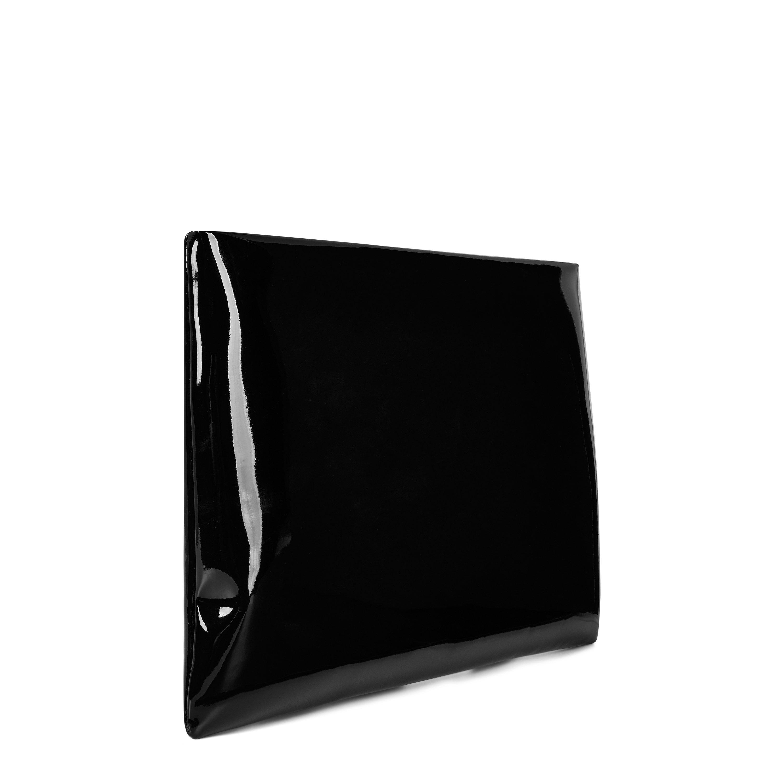 Nero - Saint Laurent - Patent Large Pouch - 3