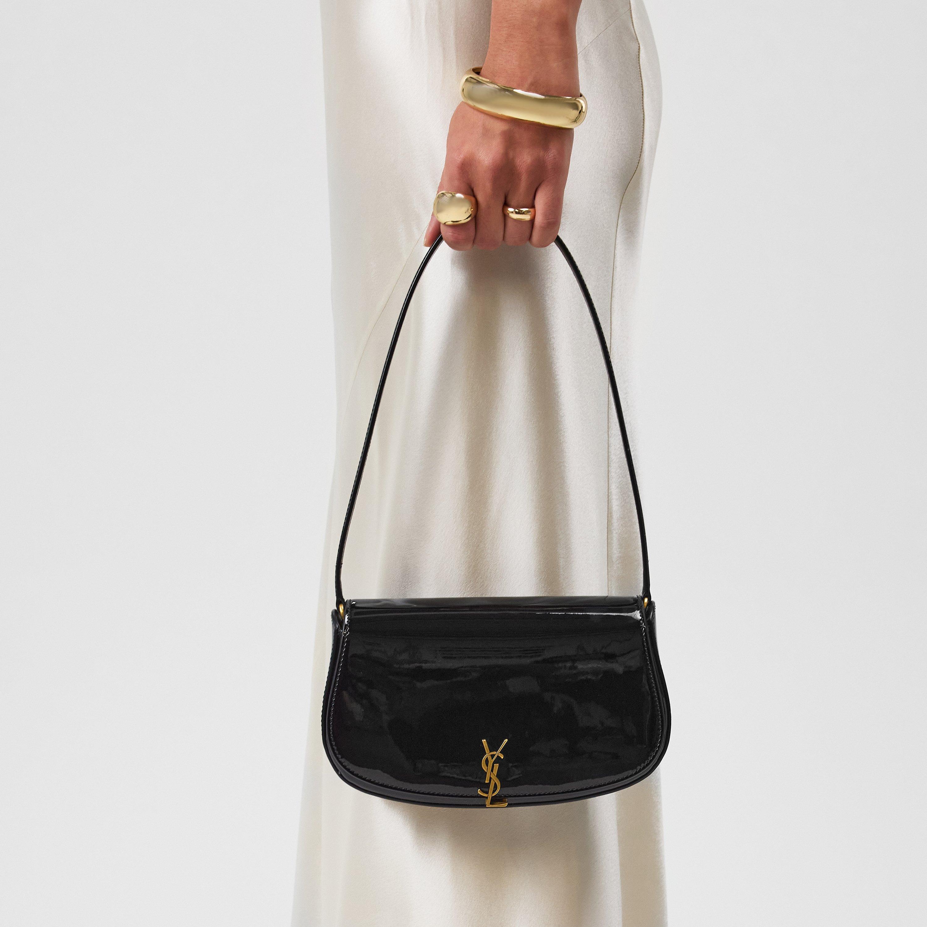 Nero/Nero - Saint Laurent - Voltaire Leather Mini Shoulder Bag - 2