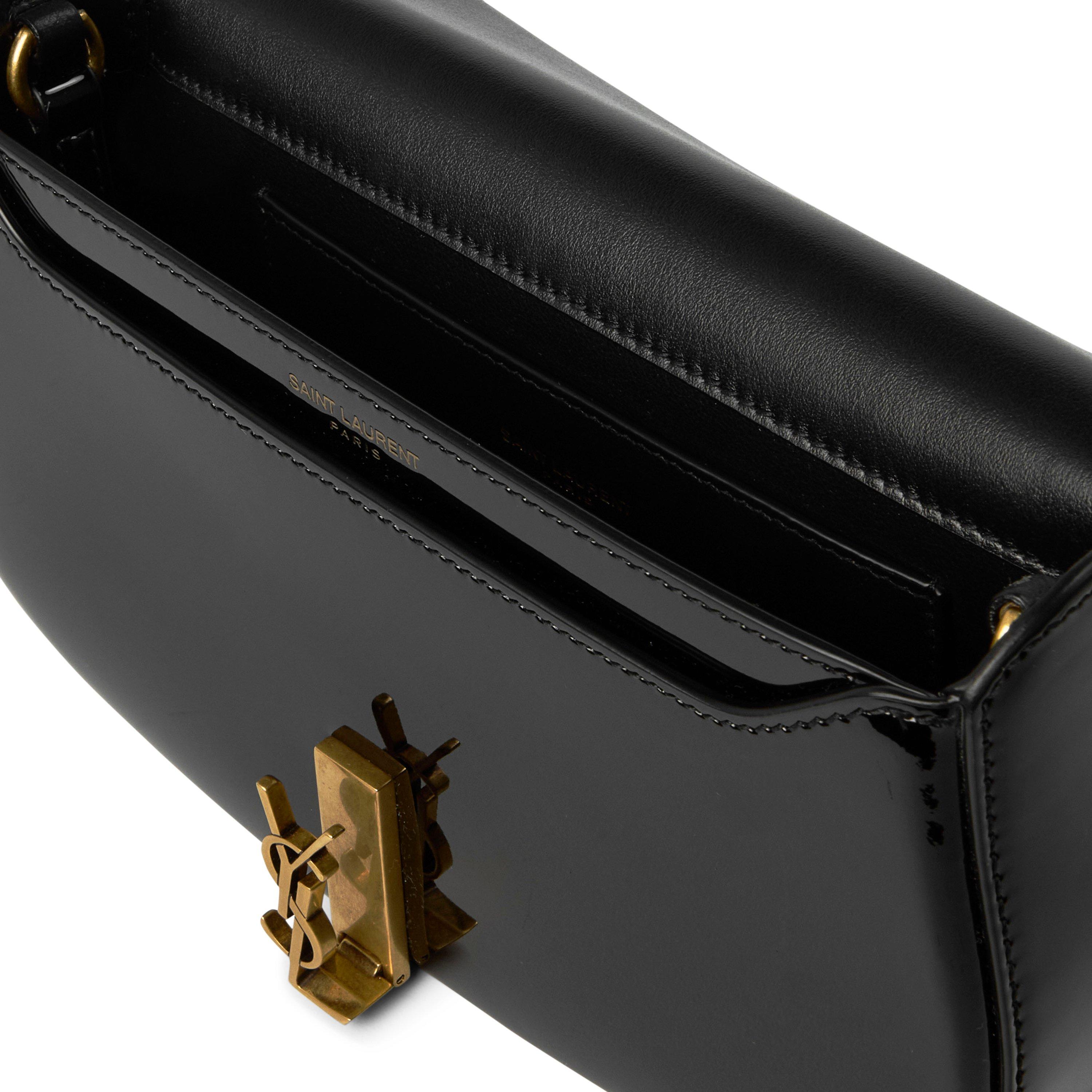Nero/Nero - Saint Laurent - Voltaire Leather Mini Shoulder Bag - 5