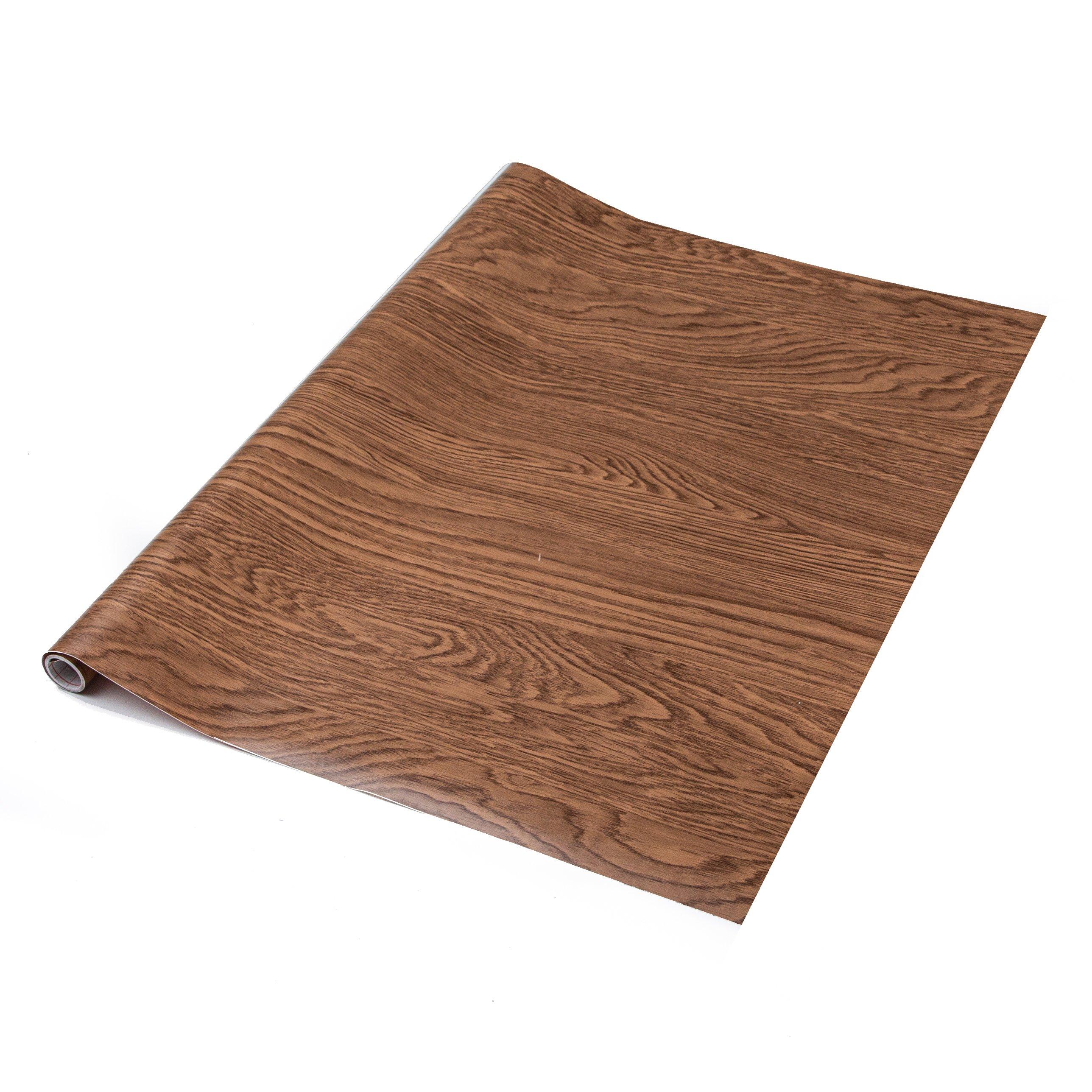 Brown - D C Fix - dc fix Wild Oak Self Adhesive Vinyl Wrap - 1