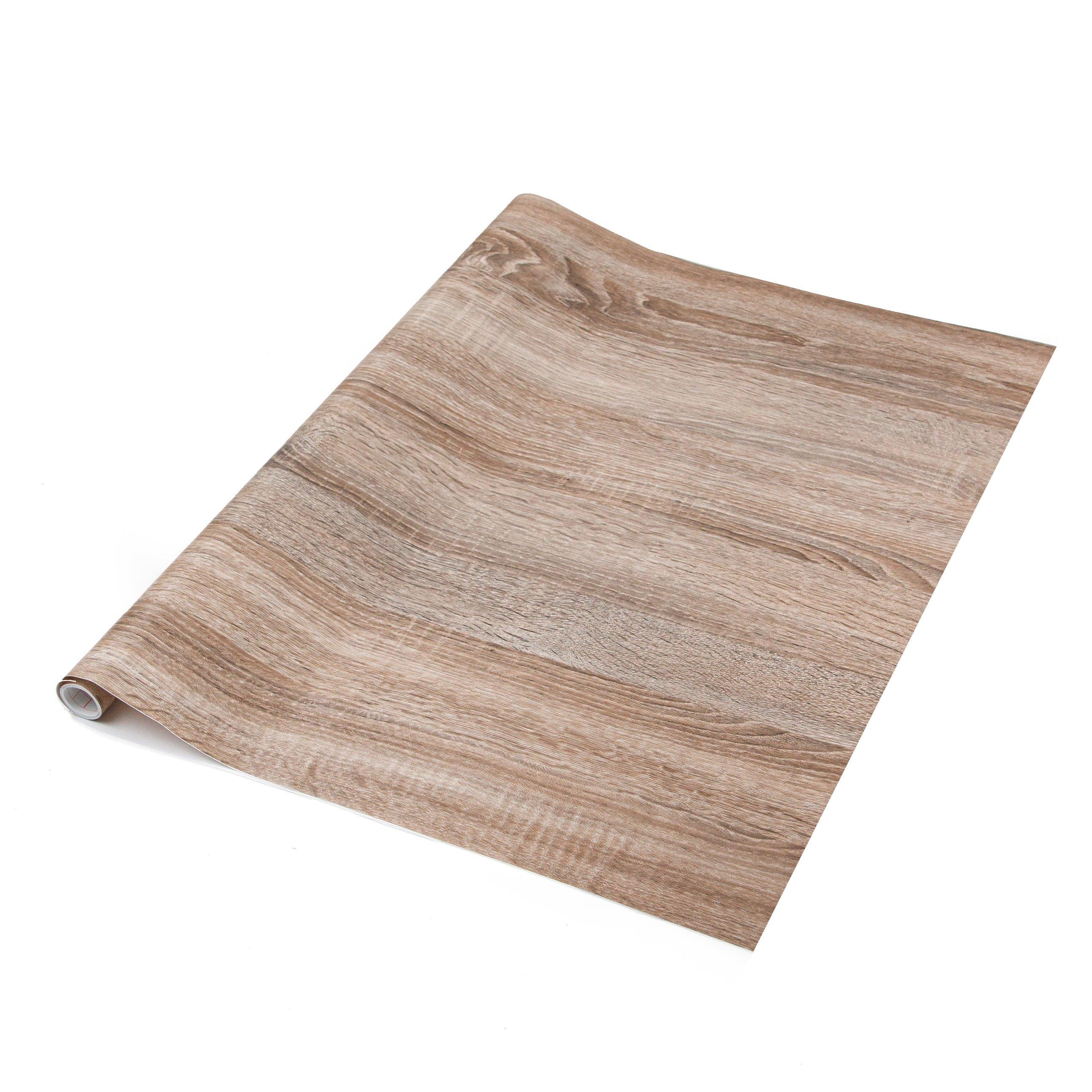 D C Fix  Dc Fix Sonoma Oak Light Self Adhesive Vinyl Wrap - Brown - 67.5CMX2M