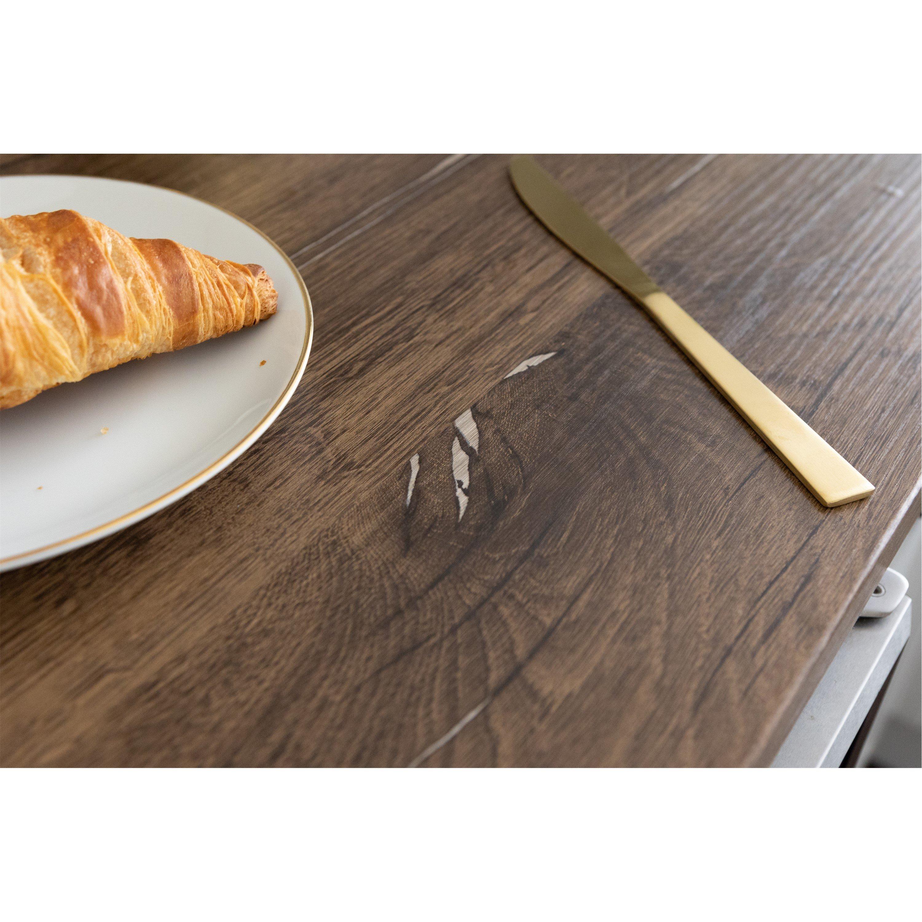 Brown - D C Fix - dc fix Flagstaff Oak Self Adhesive Vinyl Wrap - 2