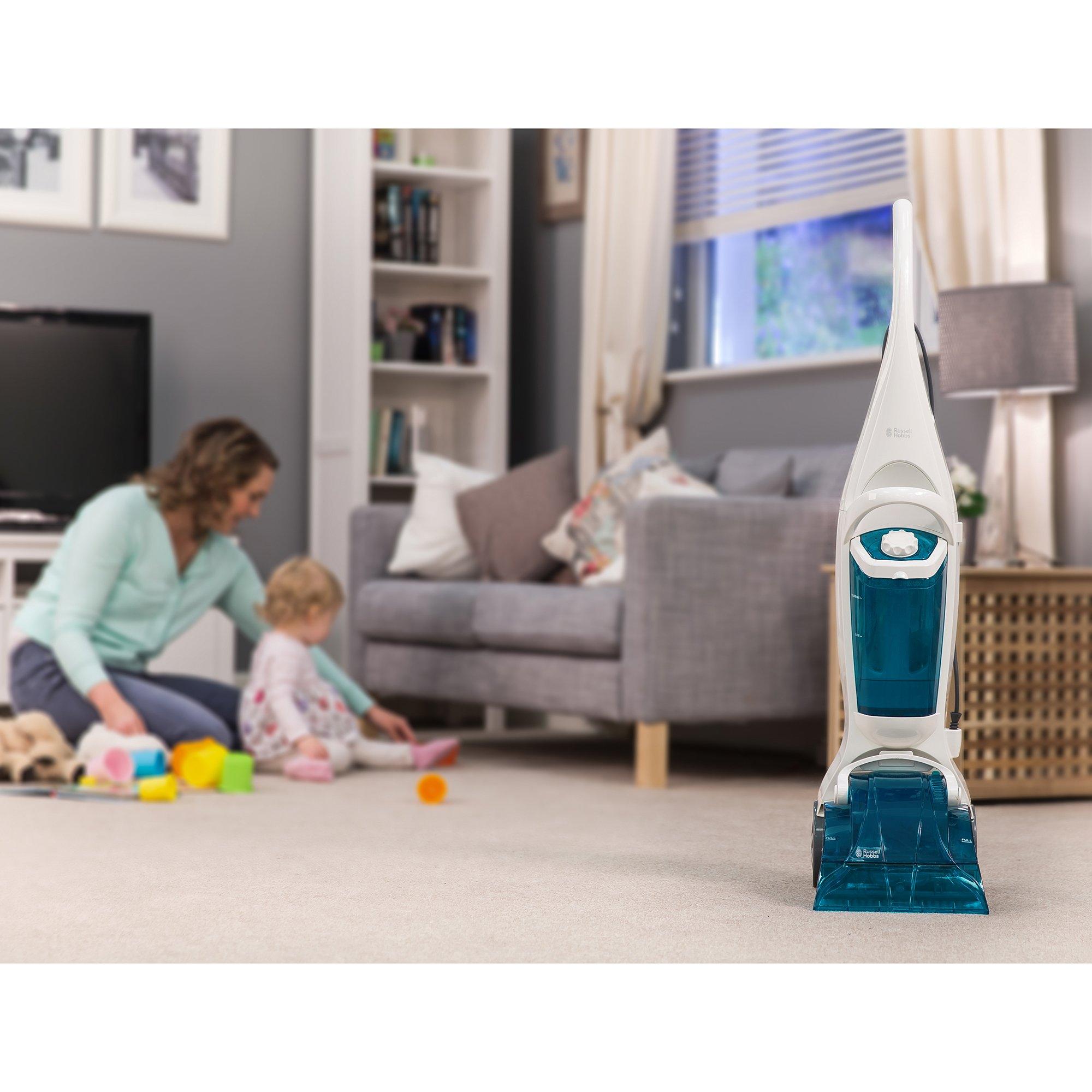 White & Teal - Russell Hobbs - RHCC5001 Carpet Washer - 2