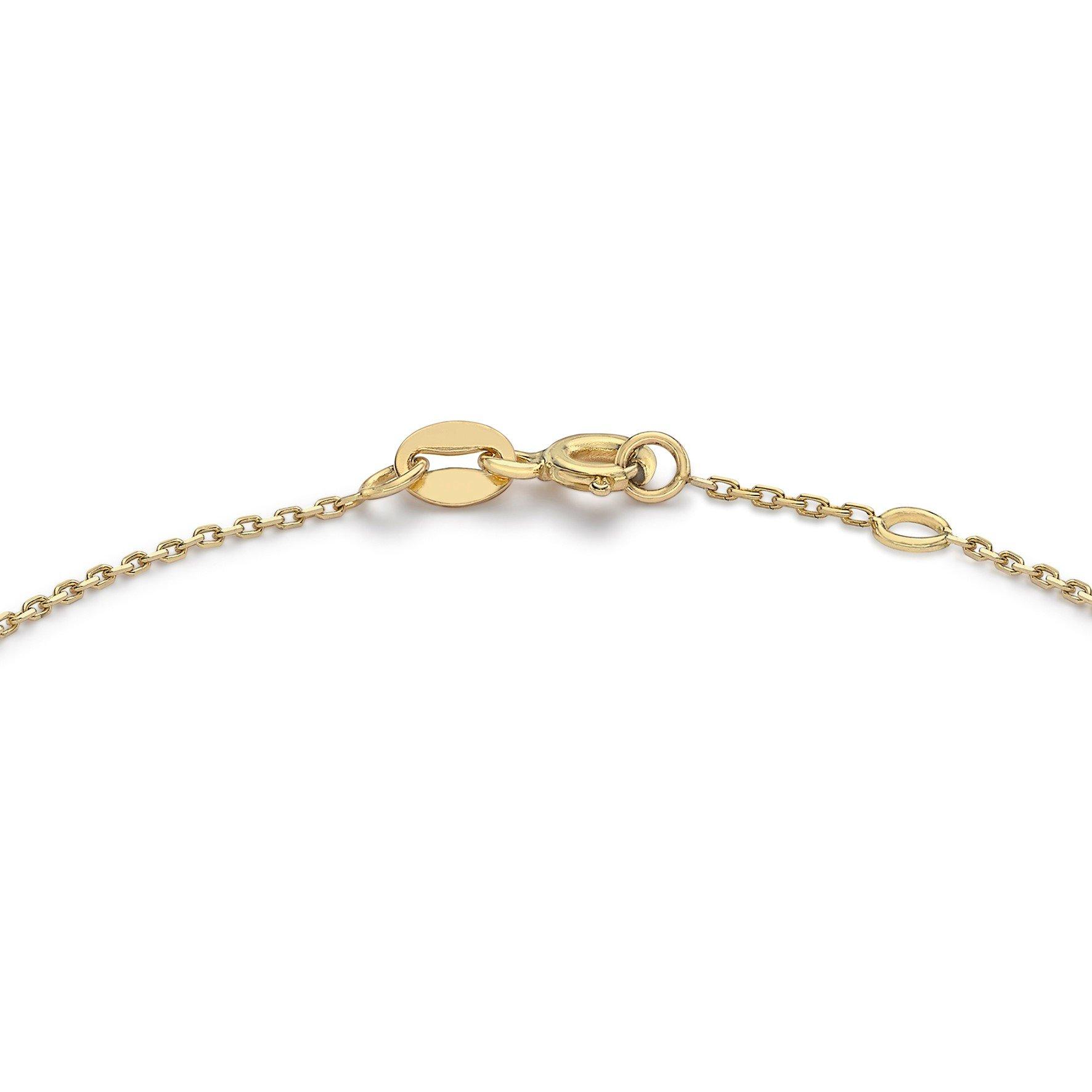 Gold - Be You - 9ct Gold 2-Tone CZ Heart Bracelet - 4