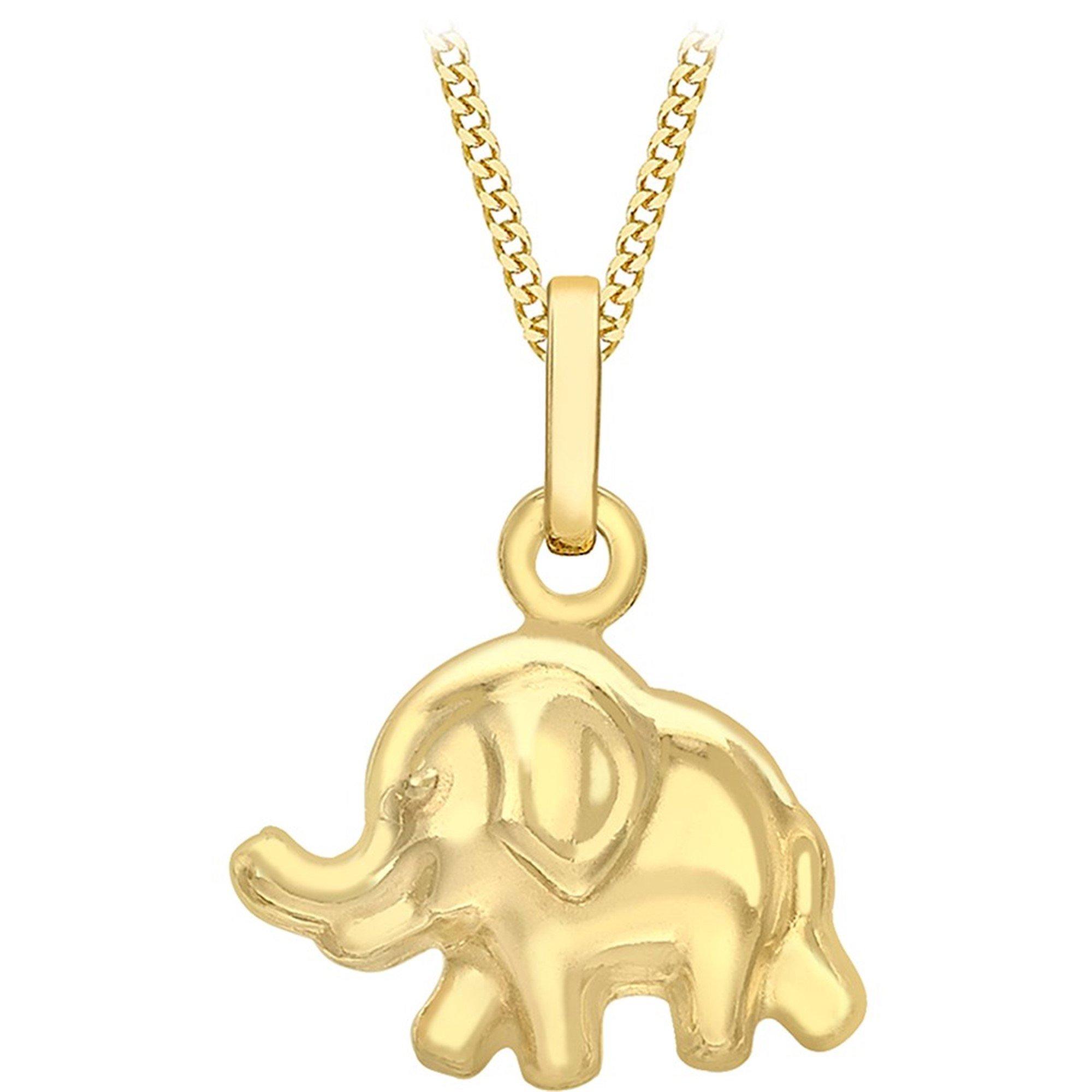Gold - Be You - 9ct Gold Mini Elephant Necklace