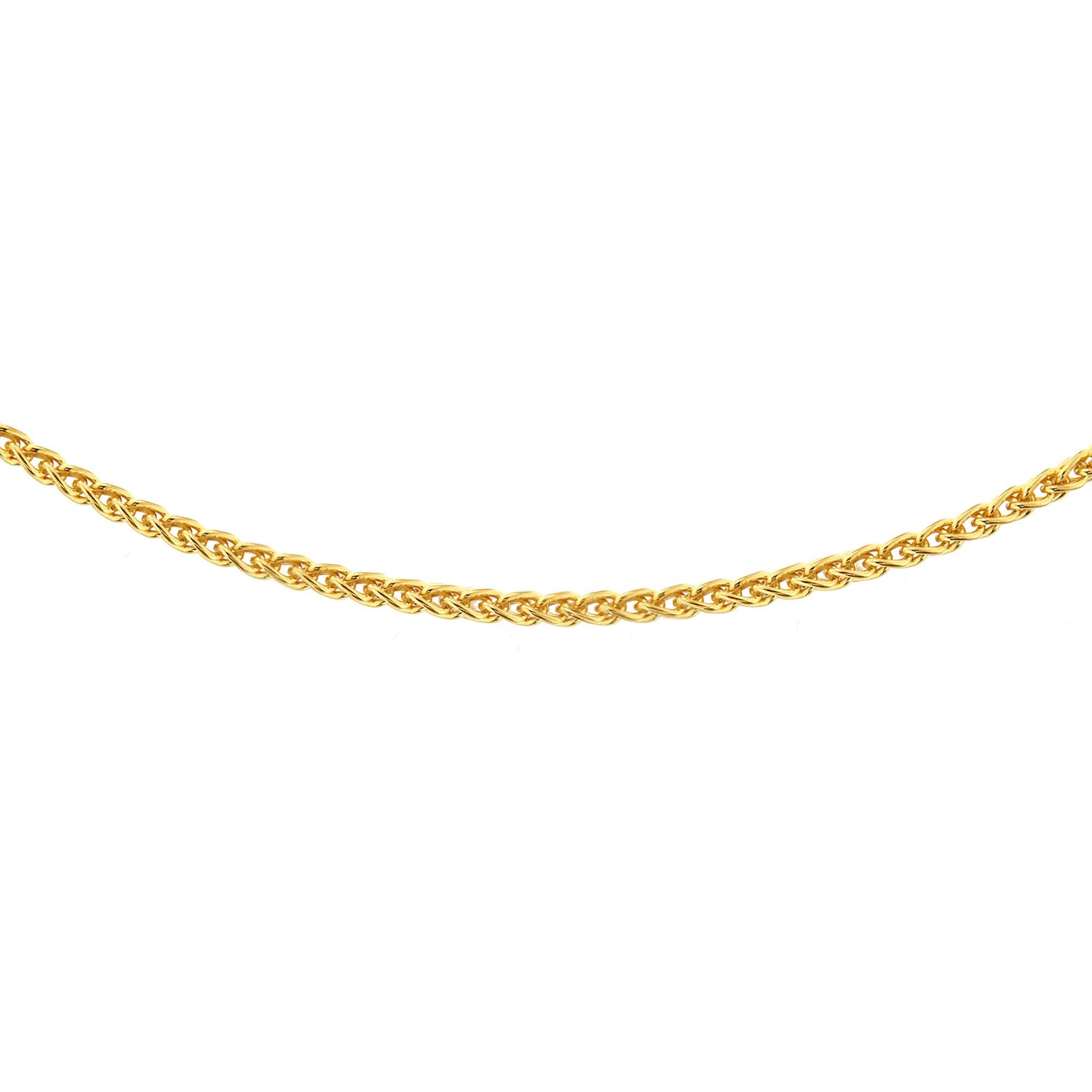 Gold - Be You - Sterling Silver Gold Plated Spiga Chain - 1