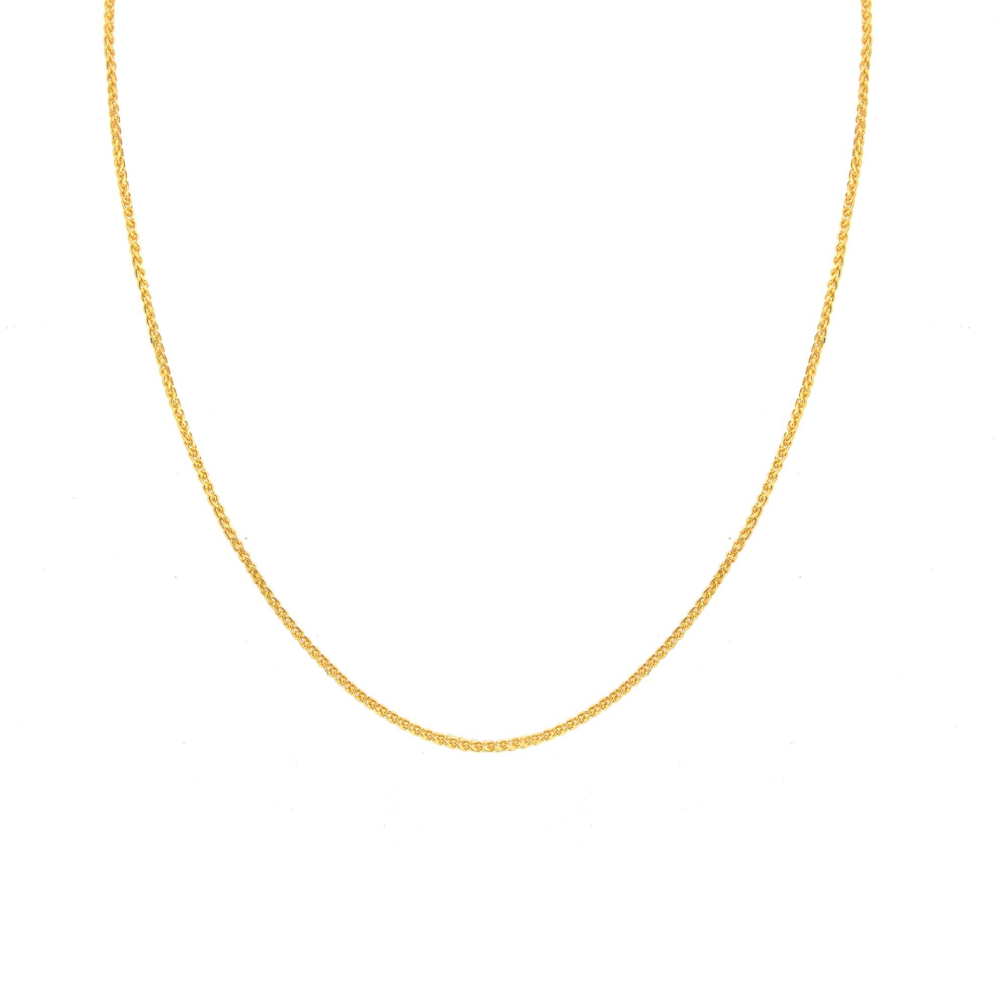 Gold - Be You - Sterling Silver Gold Plated Spiga Chain - 2