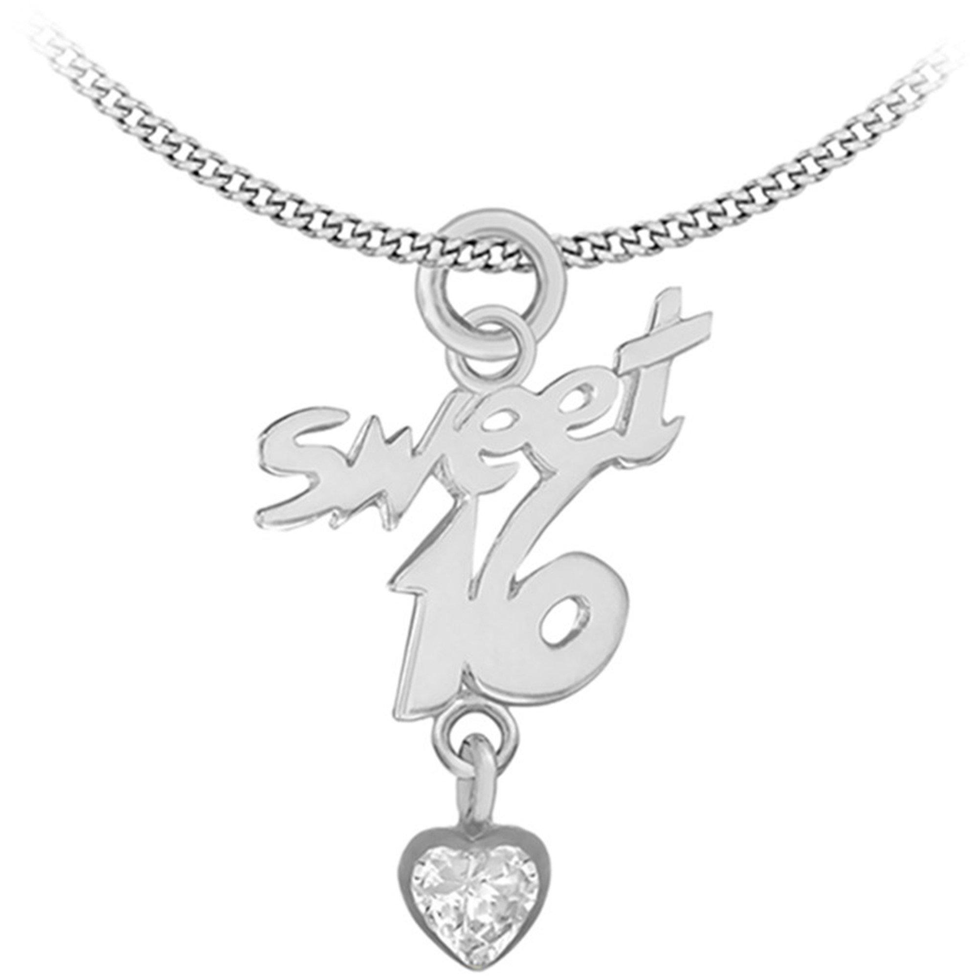 Silver - Be You - Sterling Silver 'Sweet 16' Necklace