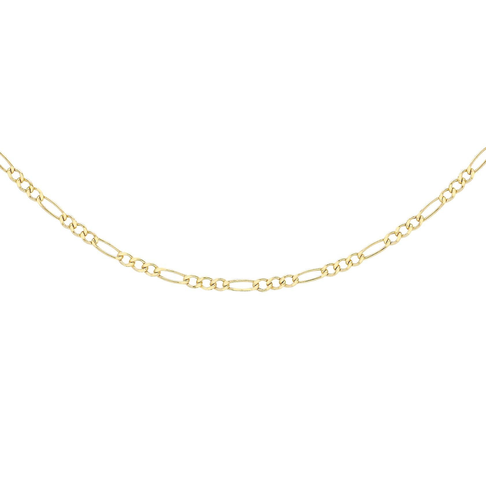 Gold - Be You - 9ct Gold Figaro Chain - 1