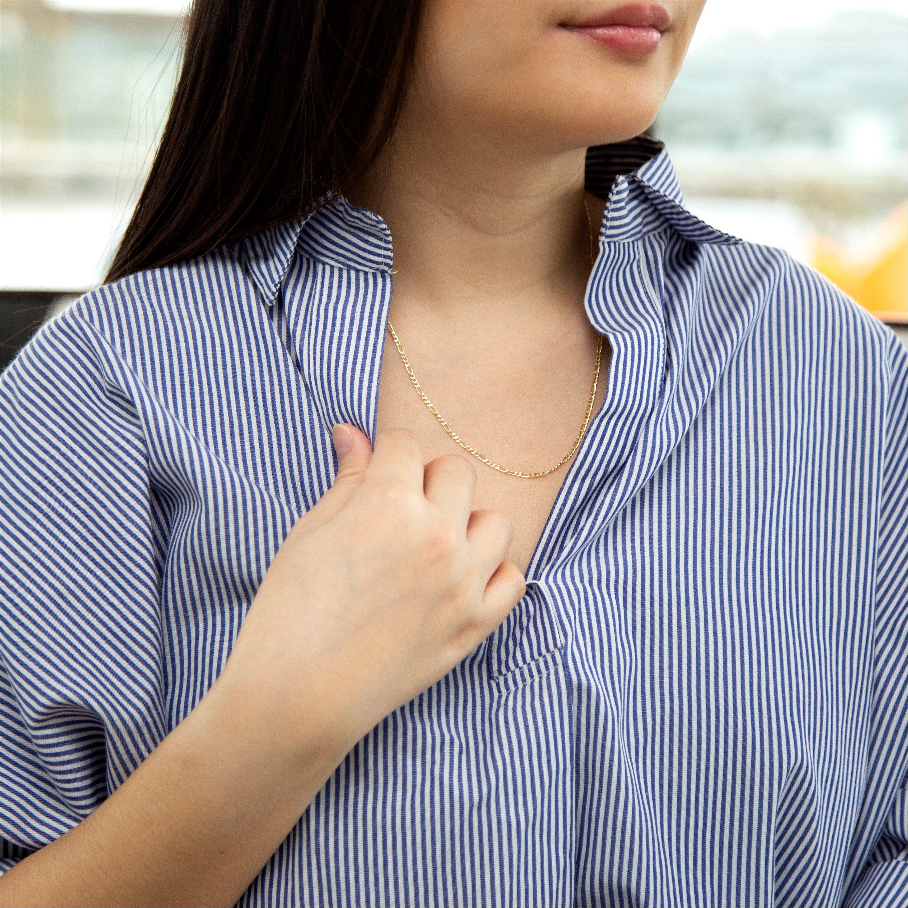 Gold - Be You - 9ct Gold Figaro Chain - 2