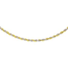 Be You 9ct Gold 2-Tone Rope Chian
