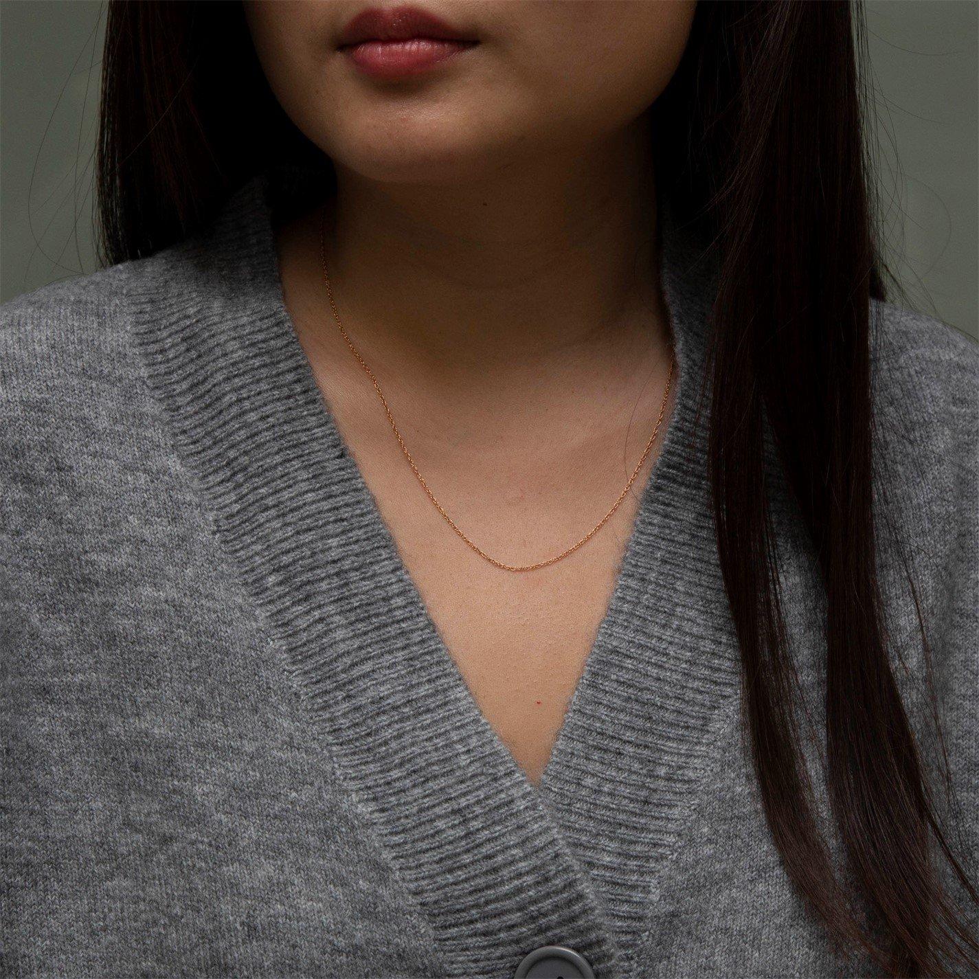 Rose Gold - Be You - 9ct Rose Gold Prince of Wales Chain - 2