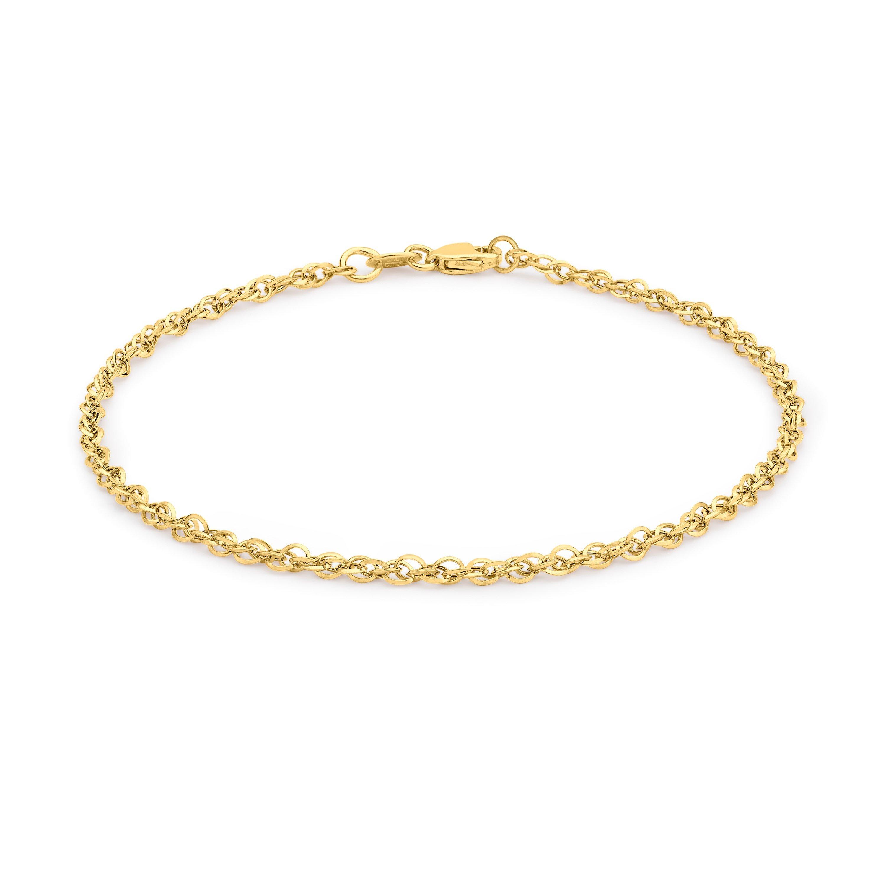 Gold - Be You - 9ct Gold Prince of Wales Bracelet - 1
