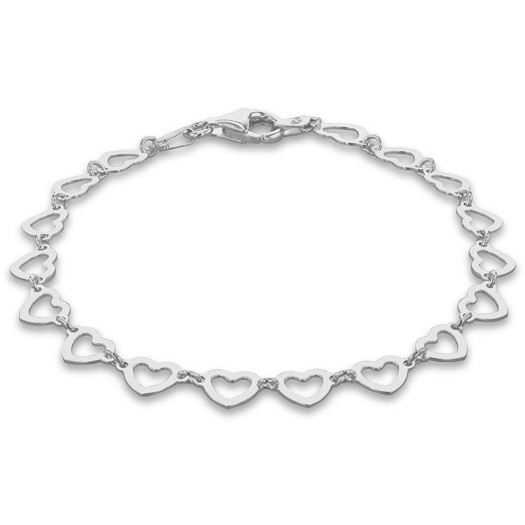 Silver - Be You - Sterling Silver Heart Link Bracelet - 1