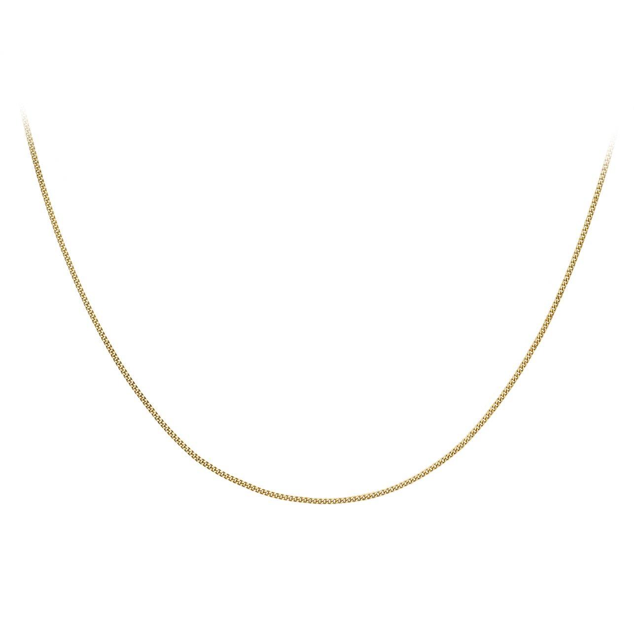 Gold - Be You - Sterling Silver Gold Plated Heart Curb Chain - 2