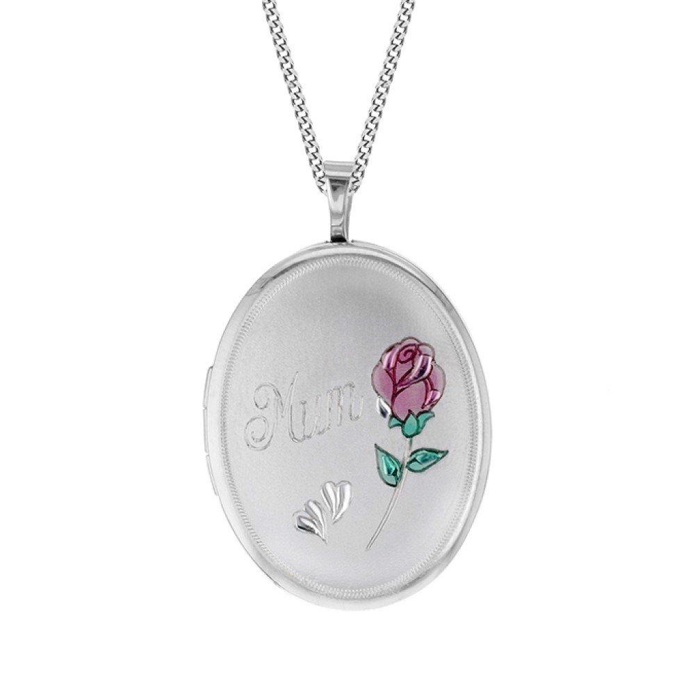 Silver - Be You - Sterling Silver Mum Locket necklace - 1