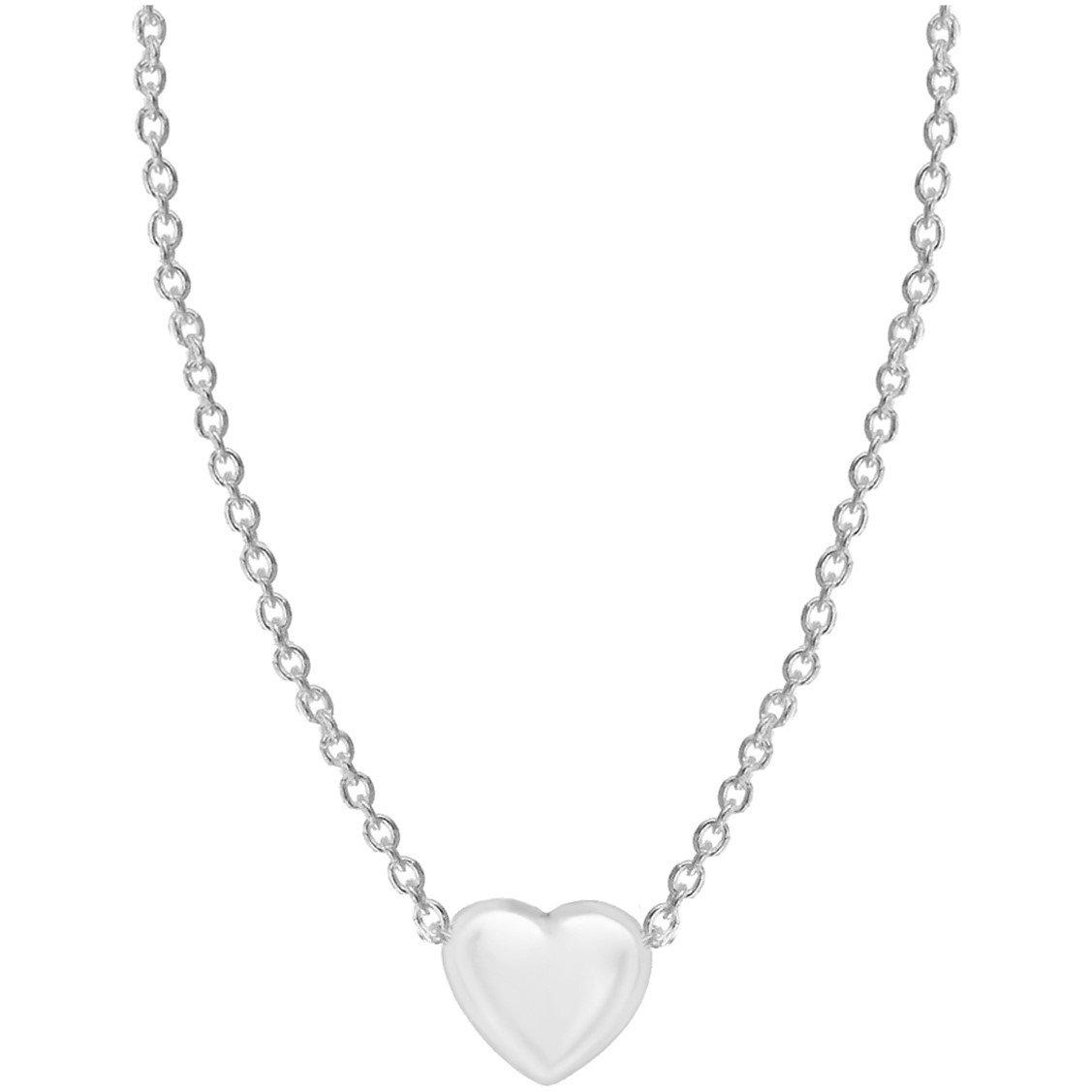Silver - Be You - Sterling Silver Heart Necklace - 1