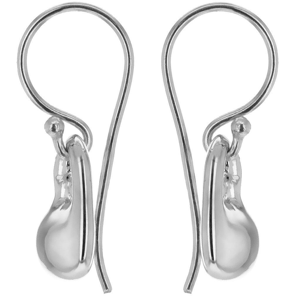 Silver - Be You - Sterling Silver Heart Drop Earrings - 2