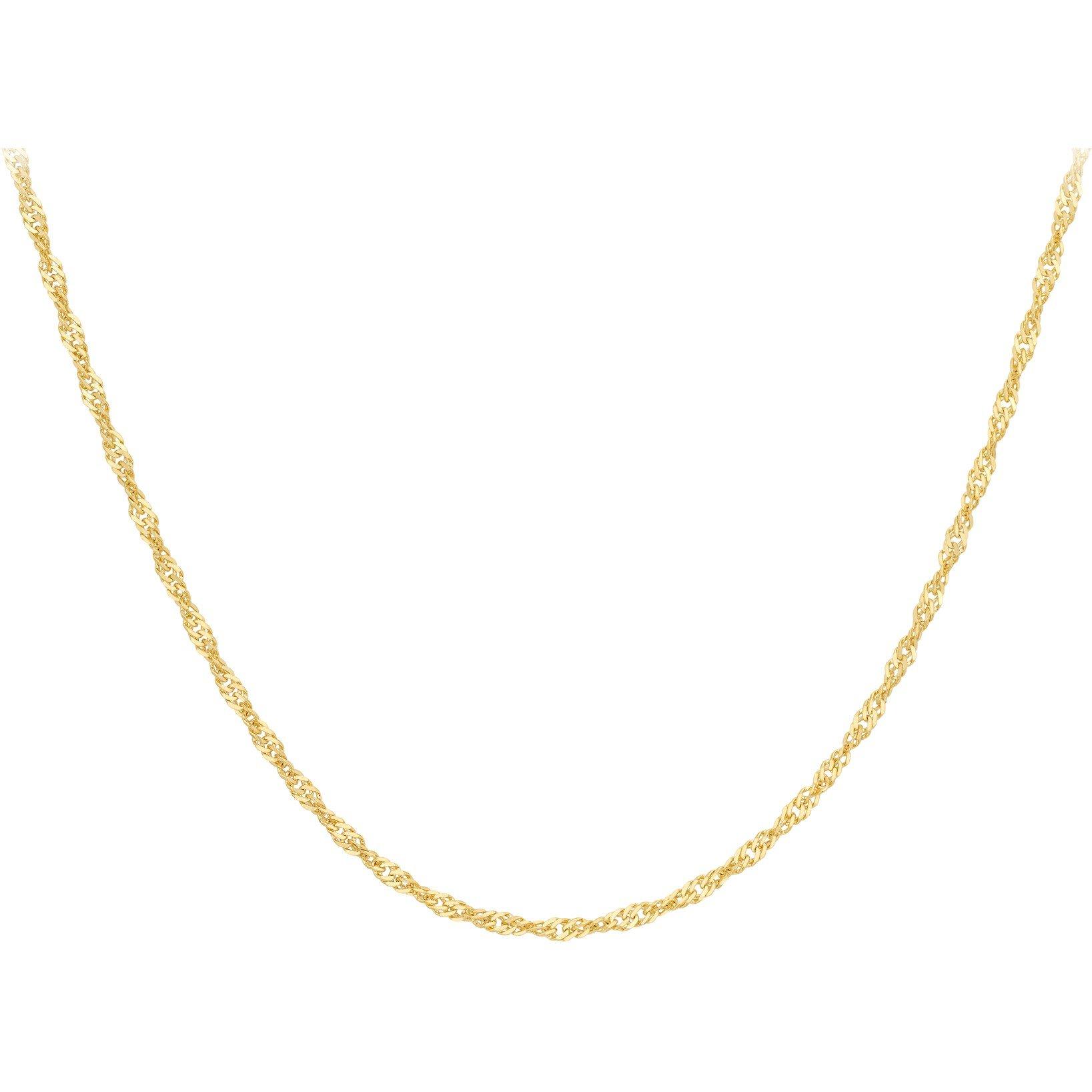 Gold - Be You - 9ct Gold Twist Curb Chain - 2