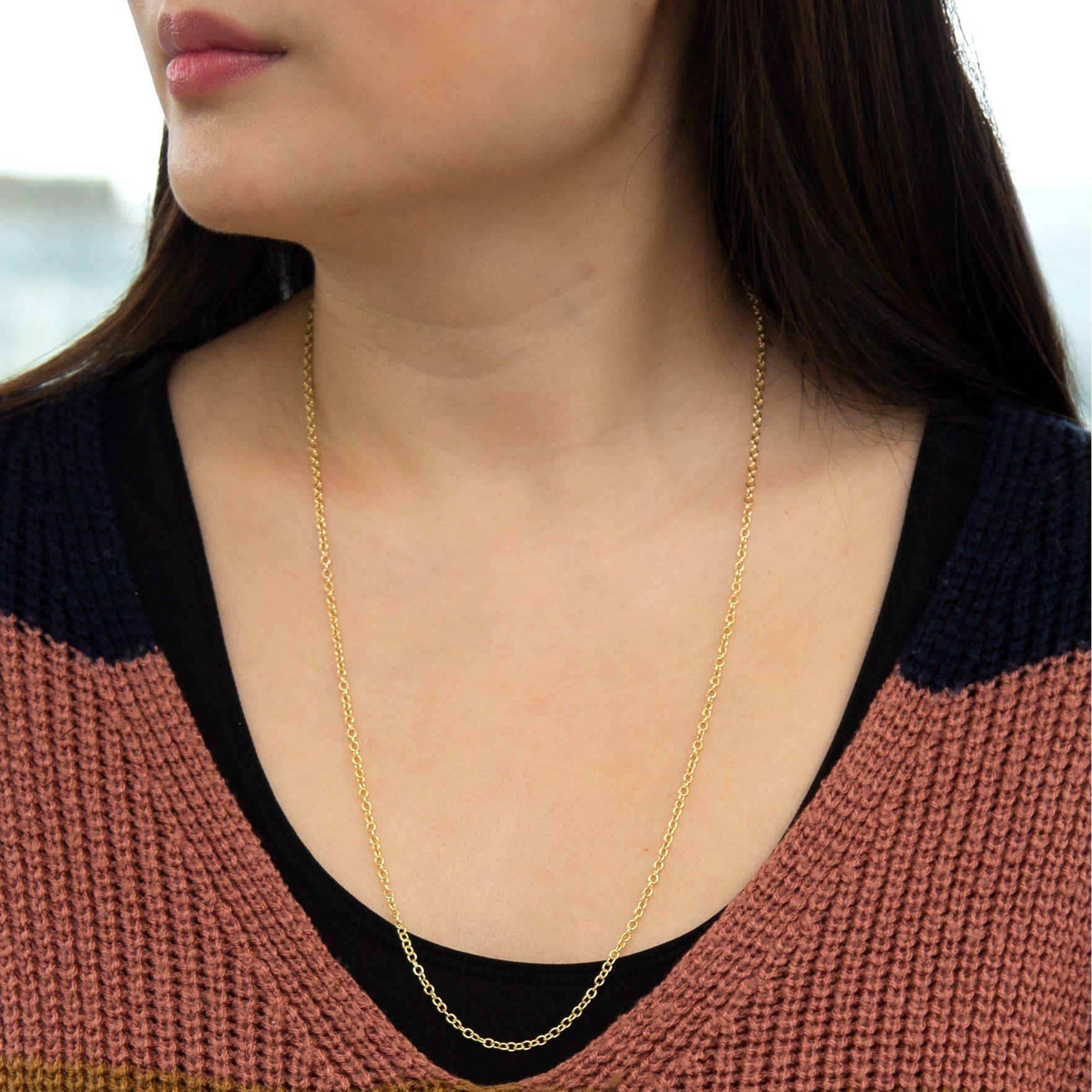 Gold - Be You - Sterling Silver Gold Plated Belcher Chain - 2