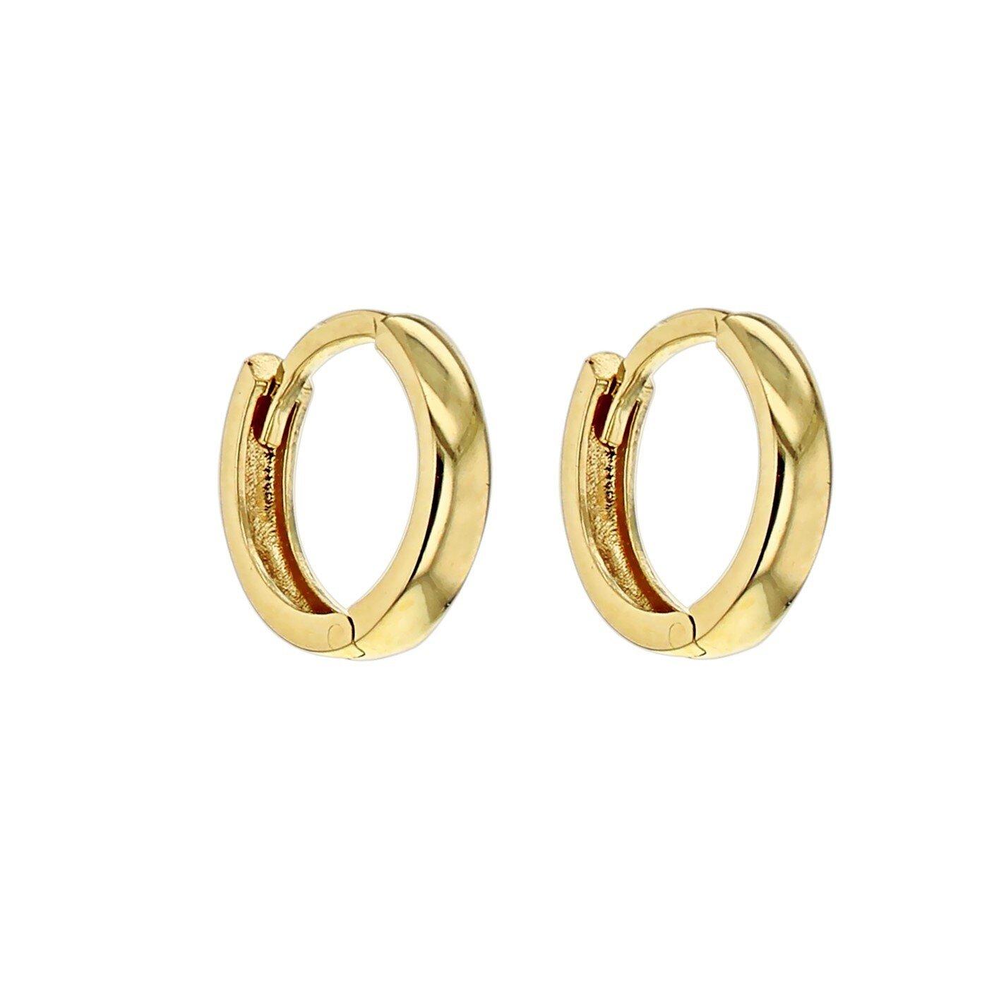 Gold - Be You - 9ct Gold Huggy Hoops - 1