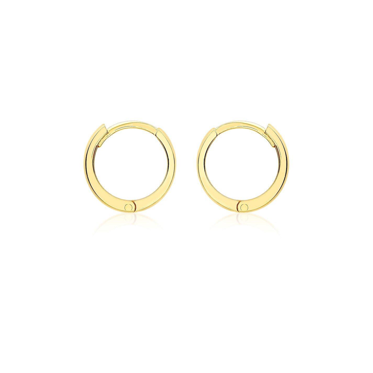 Gold - Be You - 9ct Gold Huggy Hoops - 4