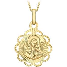 Be You 9ct Gold Mary & Child Necklace