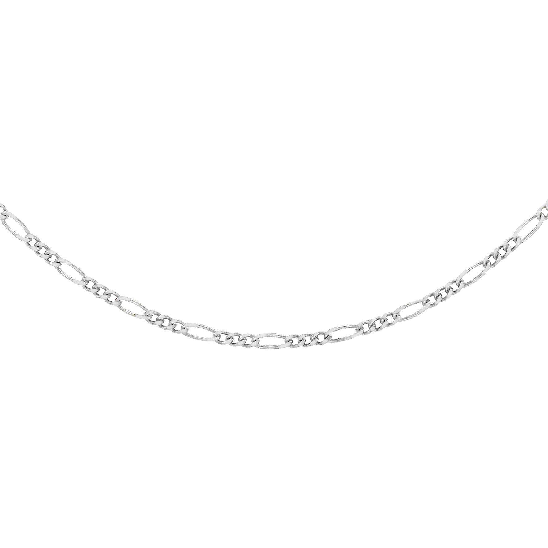 Silver - Be You - Sterling Silver Figaro Chain - 1