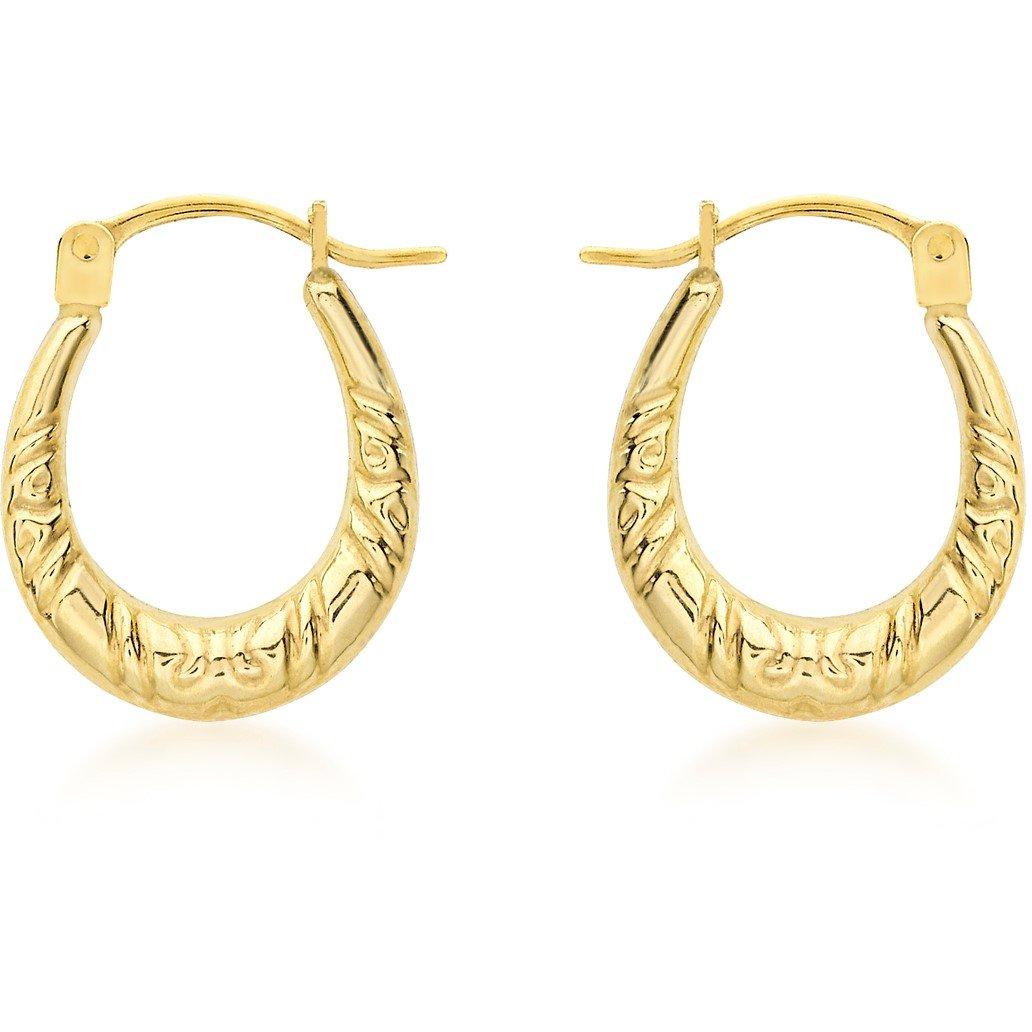 Gold - Be You - 9ct Gold Mini Crystalique Hoops - 2