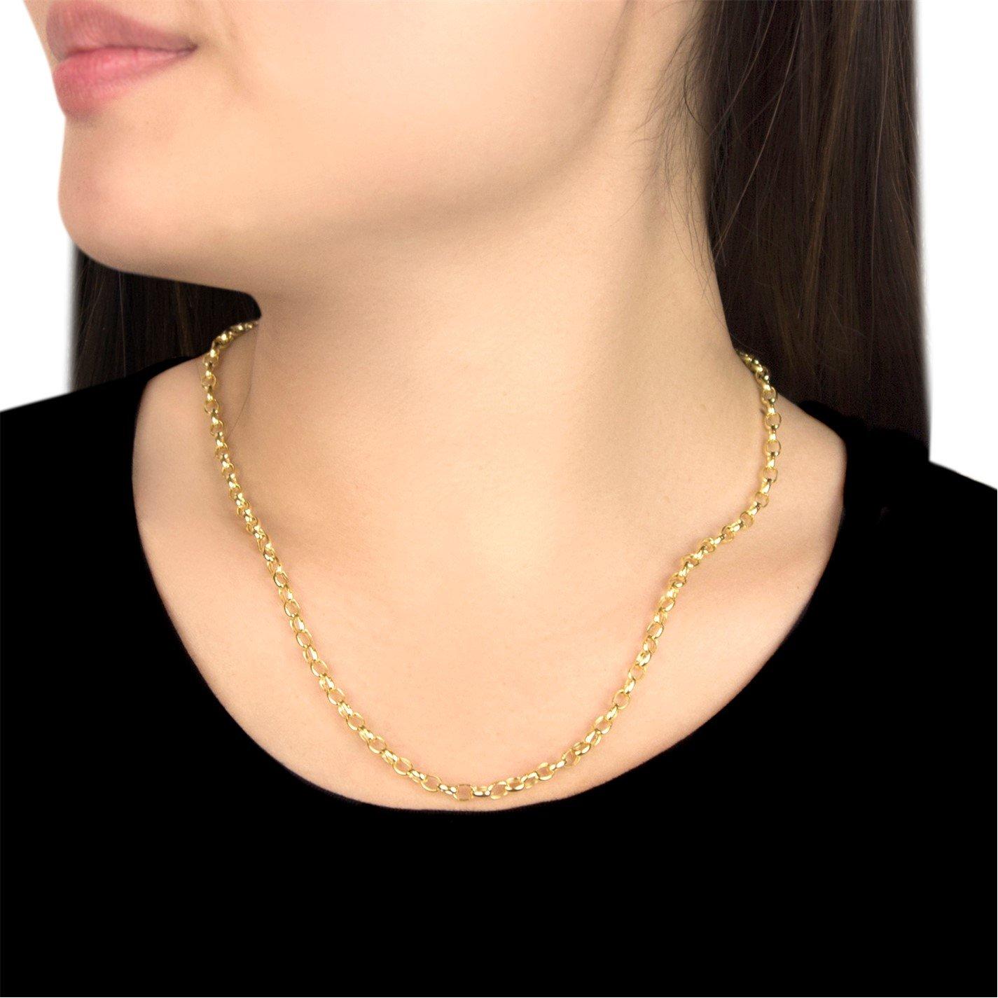 Gold - Be You - 9ct Gold Oval Belcher Chain - 2