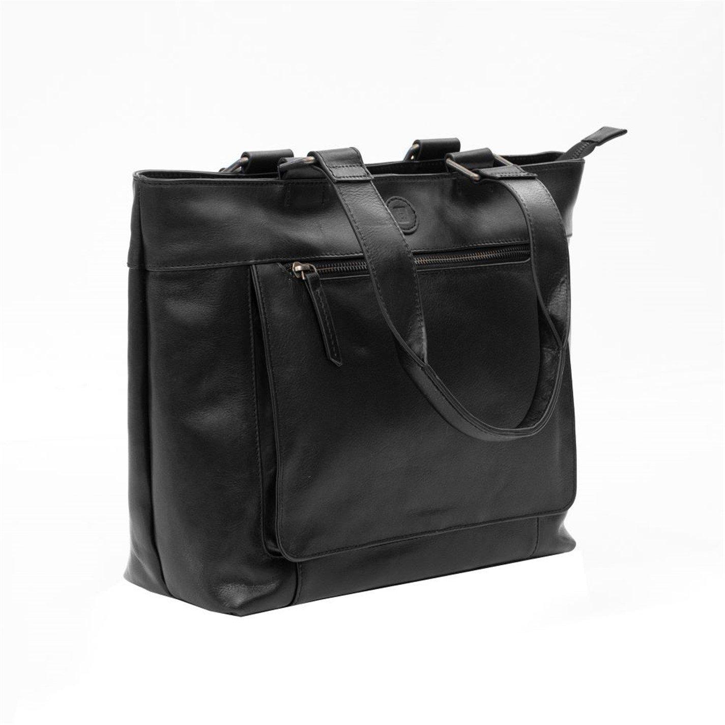 Black - PRIMEHIDE Leather - Orion Womens Laptop Bag – 2006 - 1