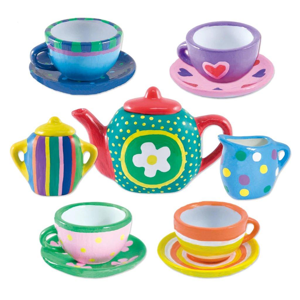 Multi - Galt - Paint A Tea Set - 4