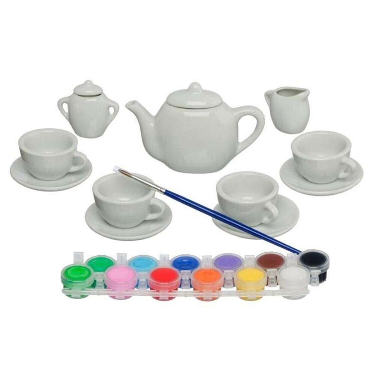 Multi - Galt - Paint A Tea Set - 5