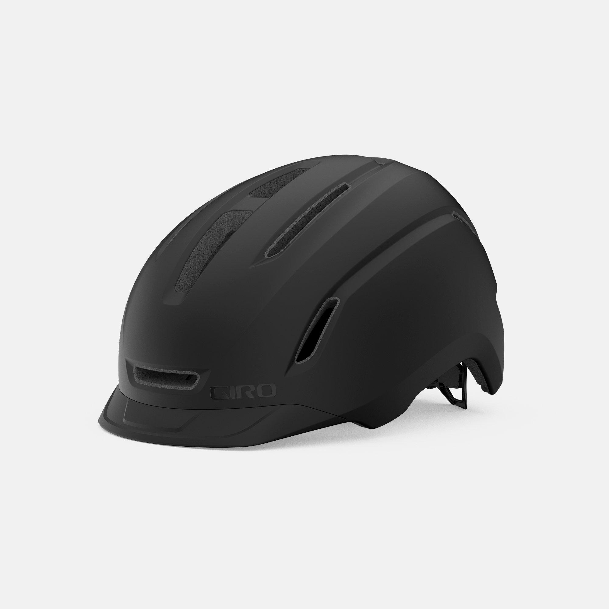 Matte Black - Giro - Unisex Adults Caden II Urban Road Helmet - 1