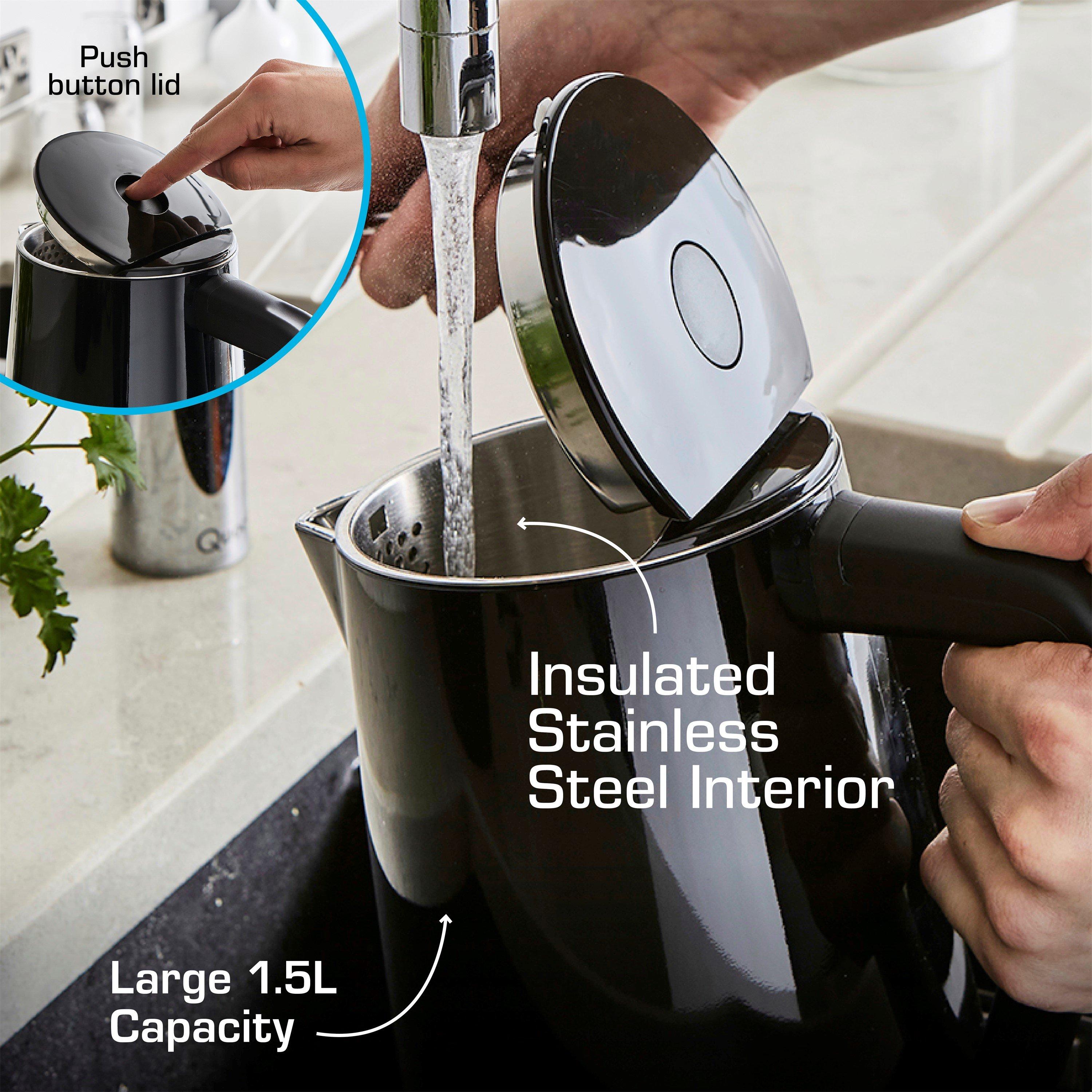 Black - Swan - Swan Alexa 1.5 Litre Smart Kettle - 6