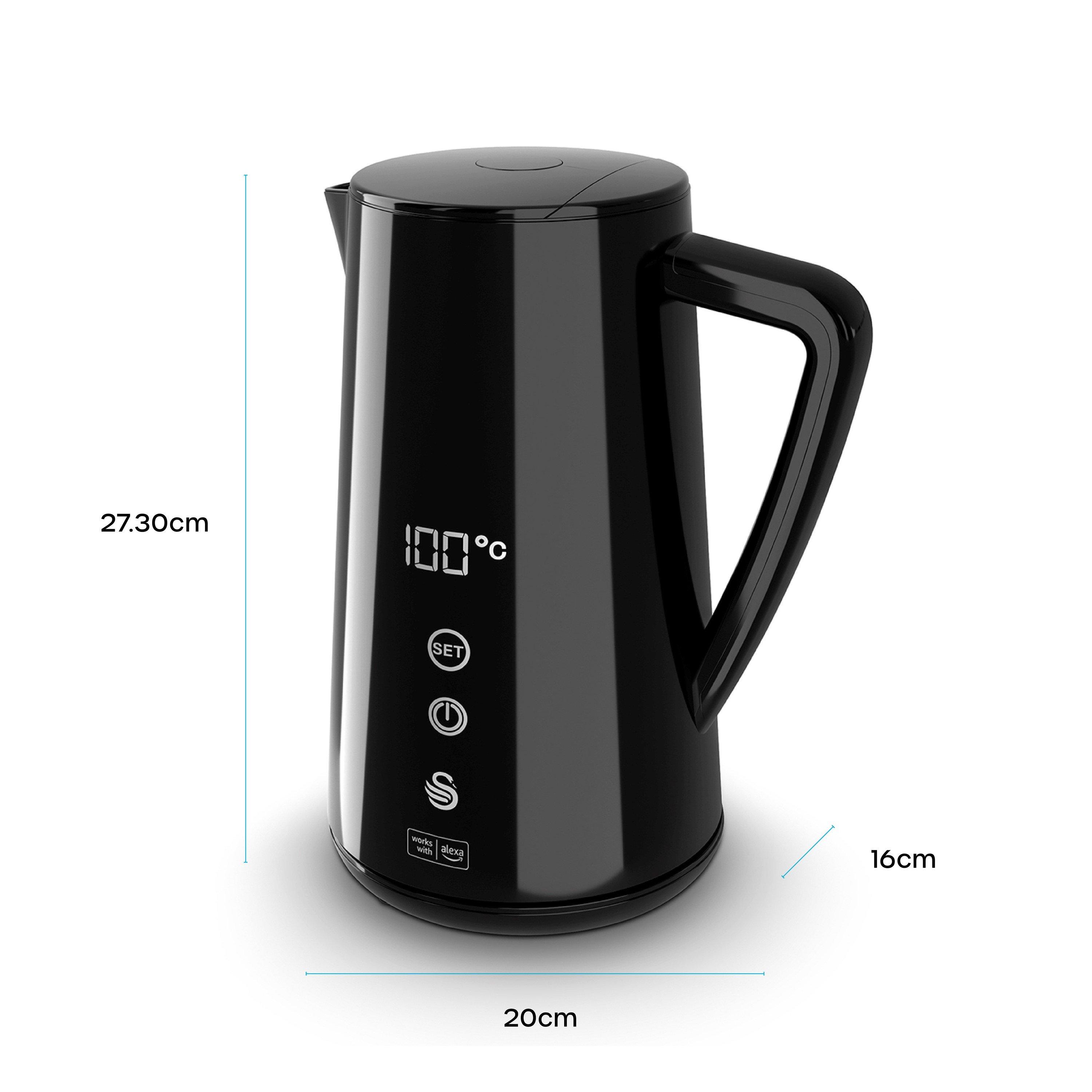 Black - Swan - Swan Alexa 1.5 Litre Smart Kettle - 7