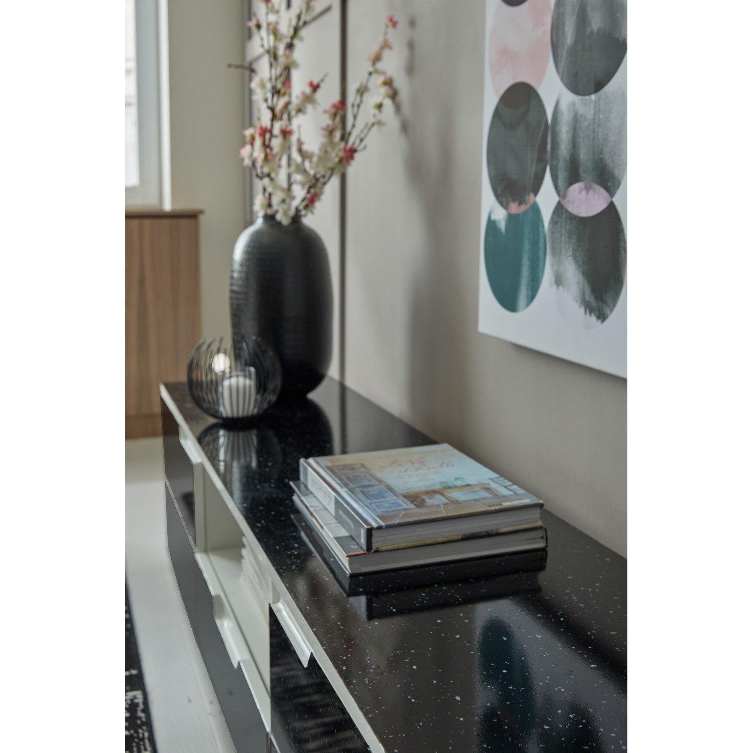 Black - D C Fix - dc fix Black Quartz Self Adhesive Vinyl Wrap - 4